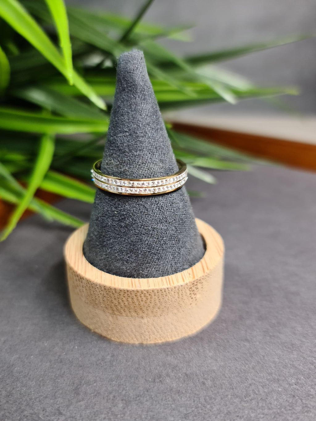 Diamante wedding ring image 0