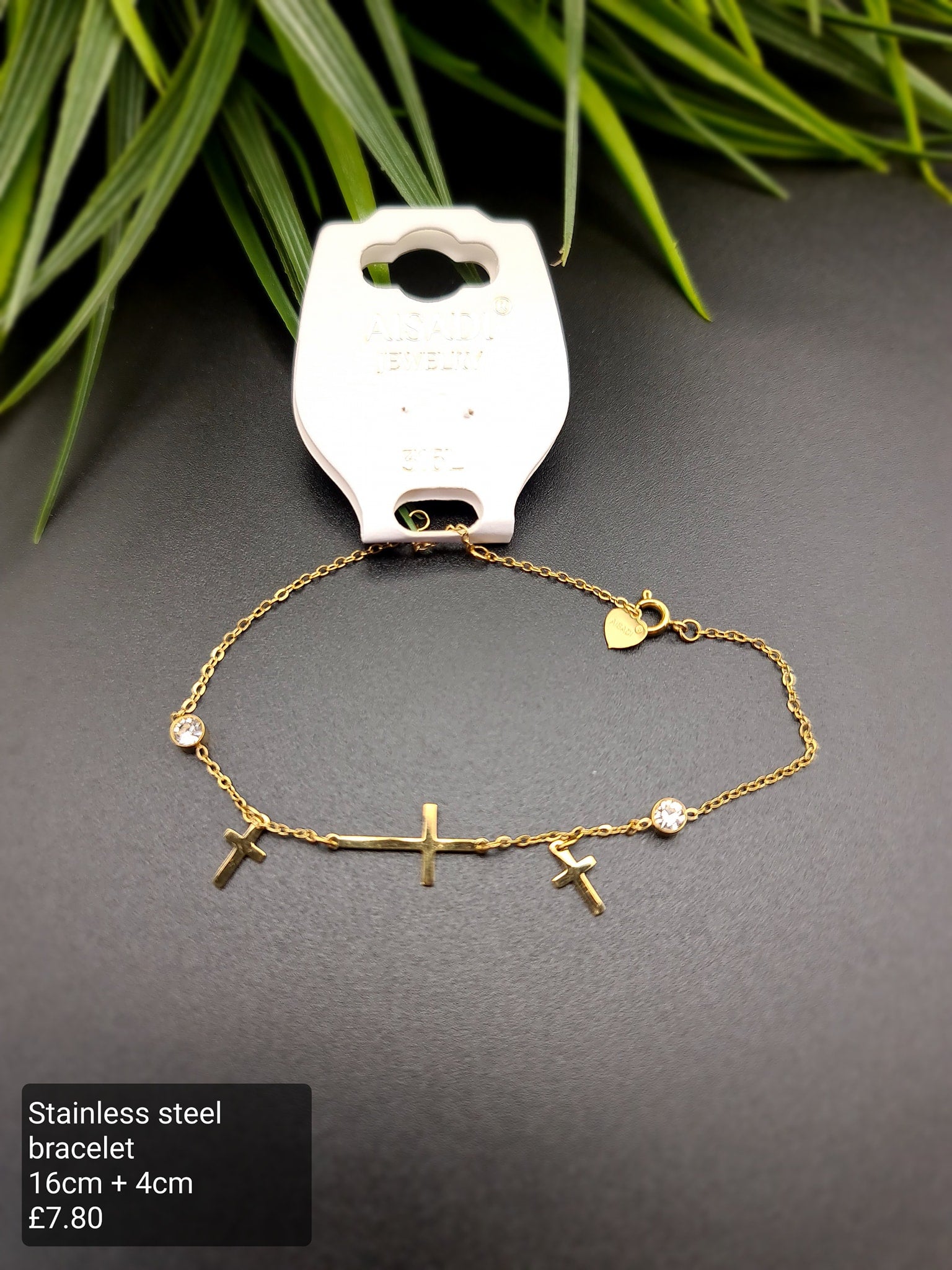 Triple cross bracelet image 0