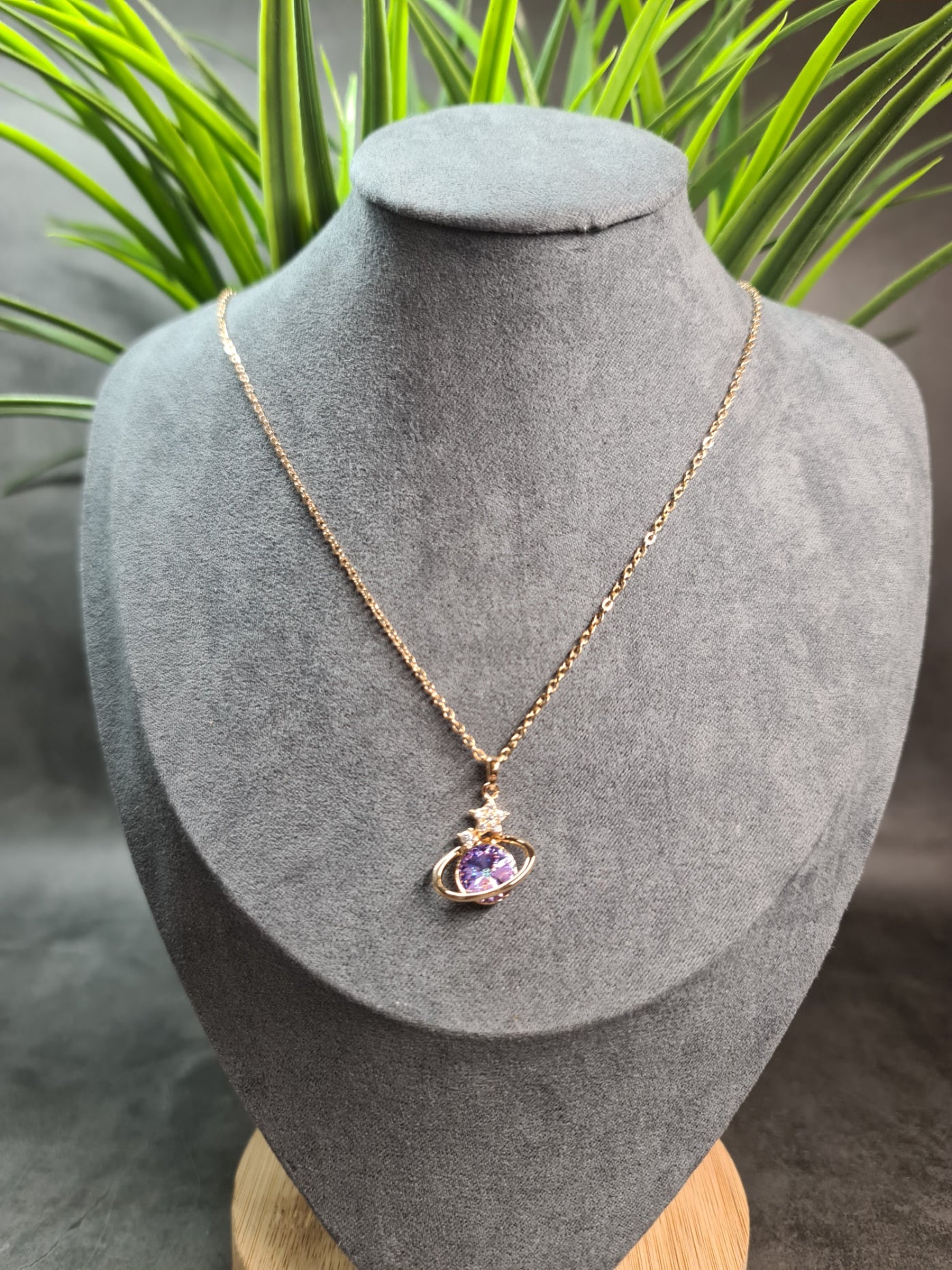 Planet Swarovski Crystal necklace image 0