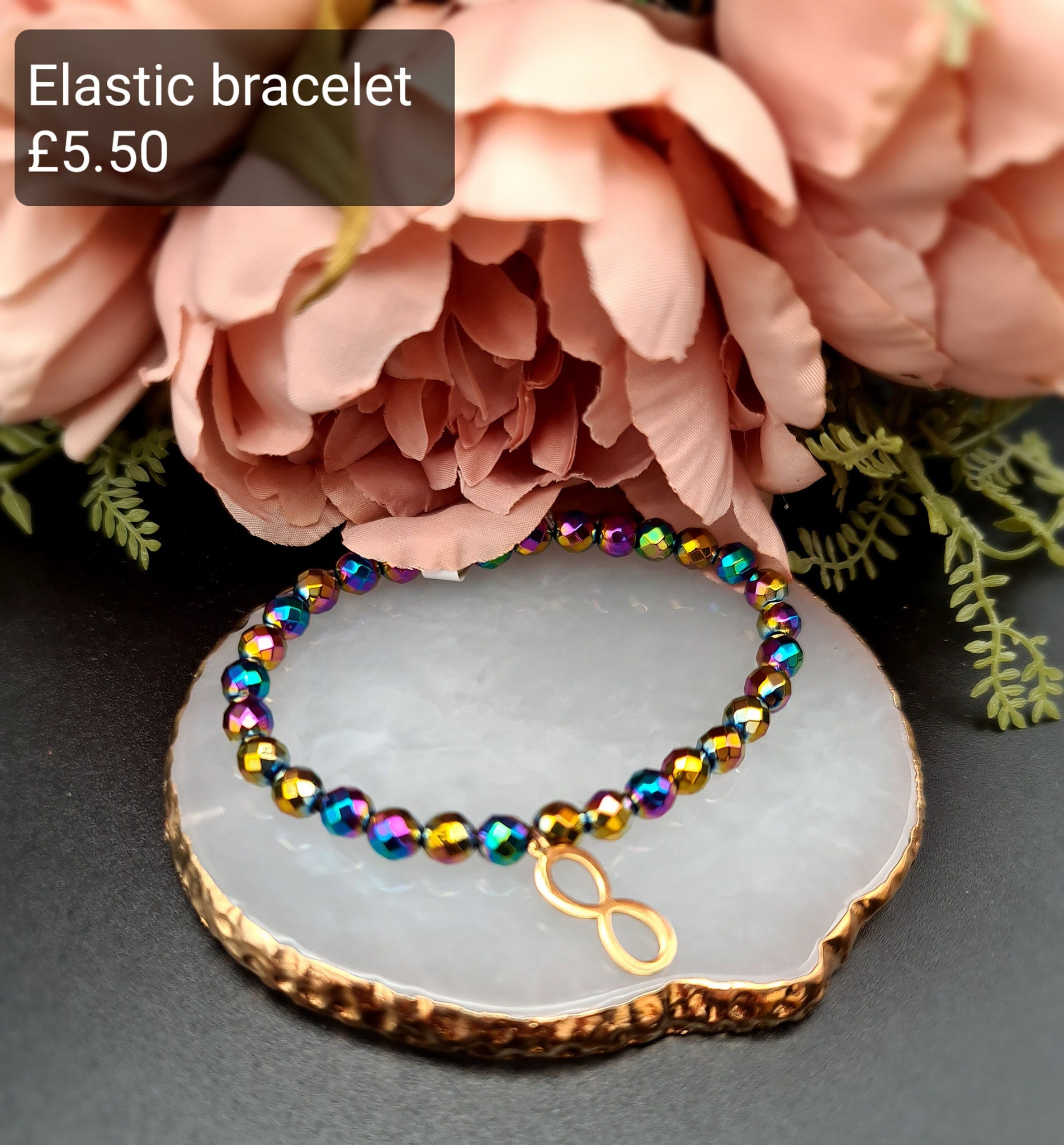 Infinity sign, elastic bracelet image 0