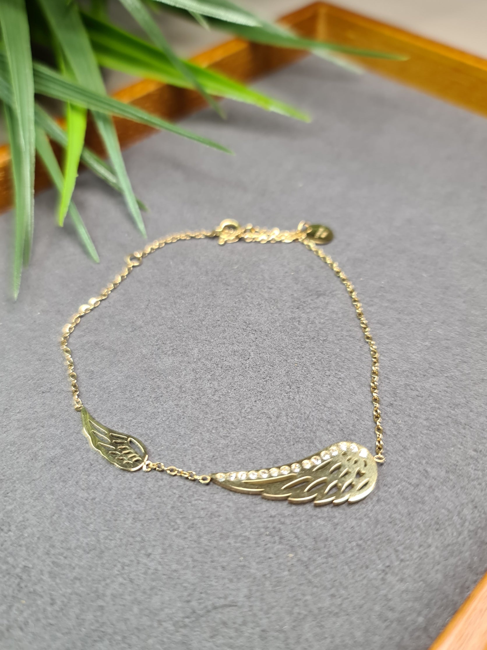 Diamond wing bracelet image 0