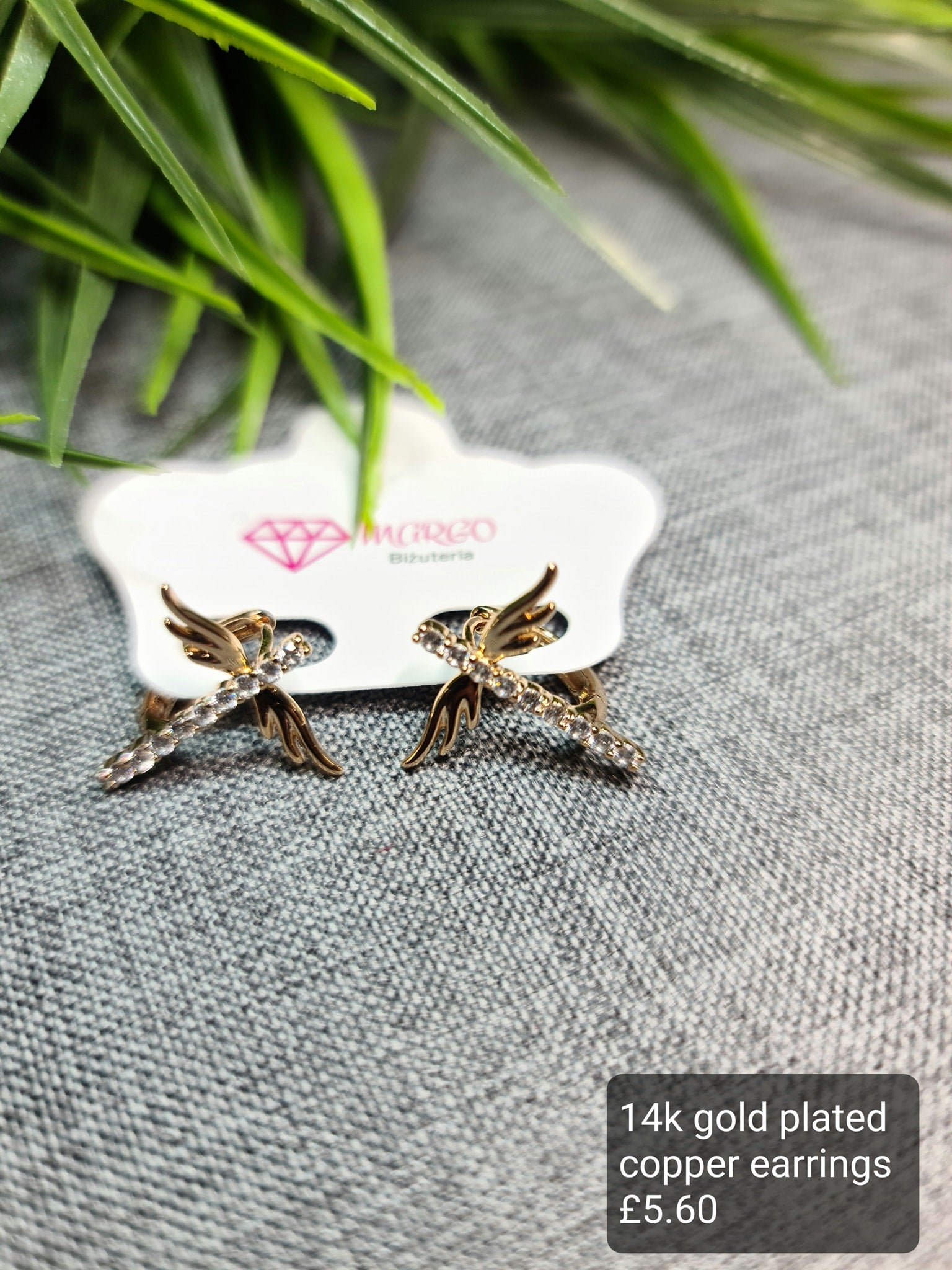 Angel wings earrings image 0