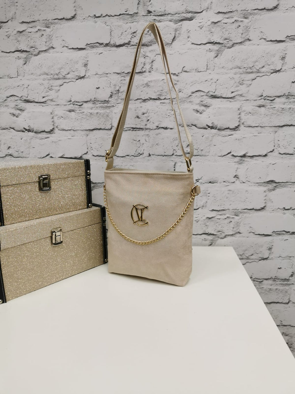 Vittoria Lucca beige handbag image 0