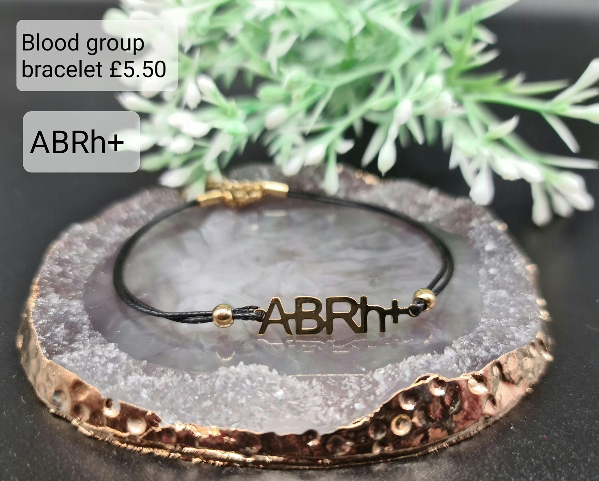 Blood group bracelet ABRh+ image 0