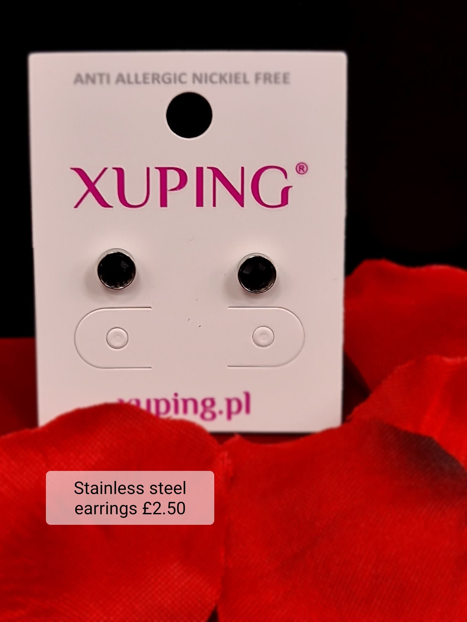 Polished beads earrings image 0