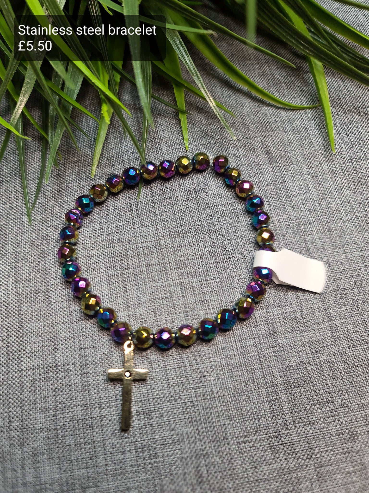 Cross, elastic bracelet image 0