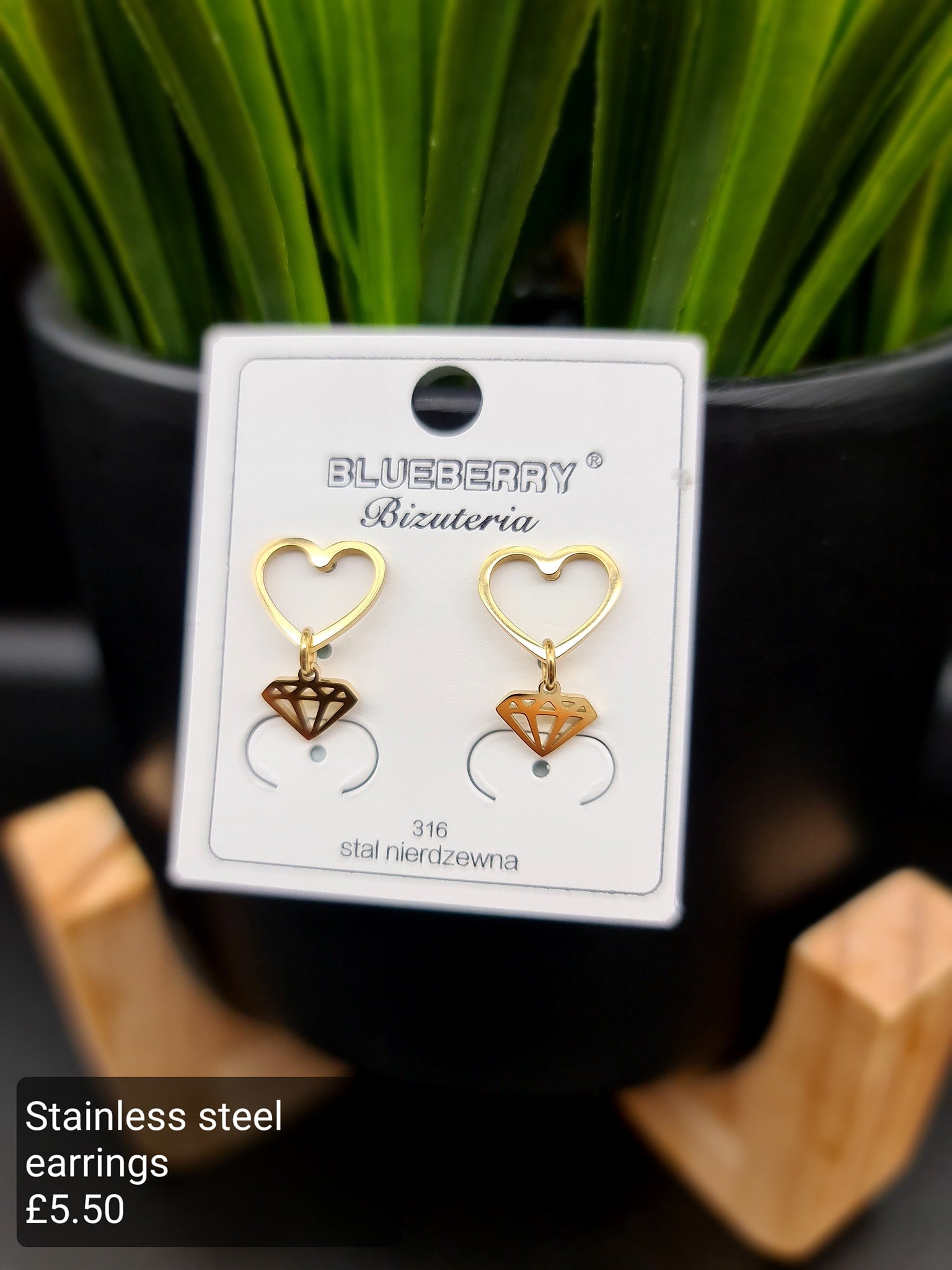 Heart, diamond earrings image 0