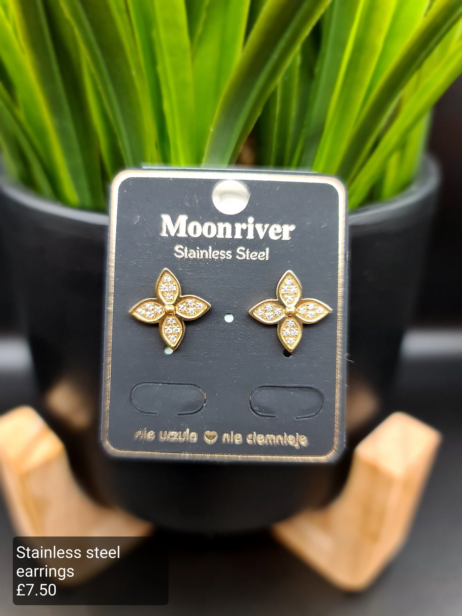 Flower lily earrings image 0