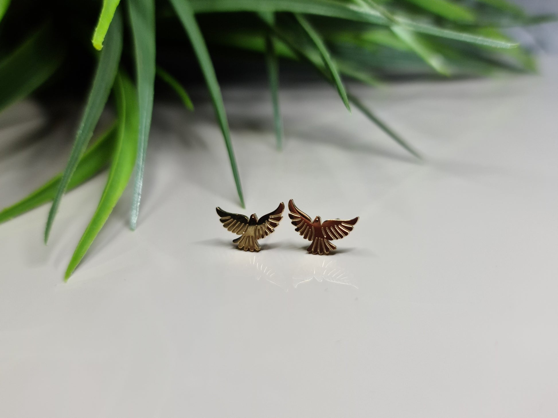 Christmas collection, dove earrings image 0