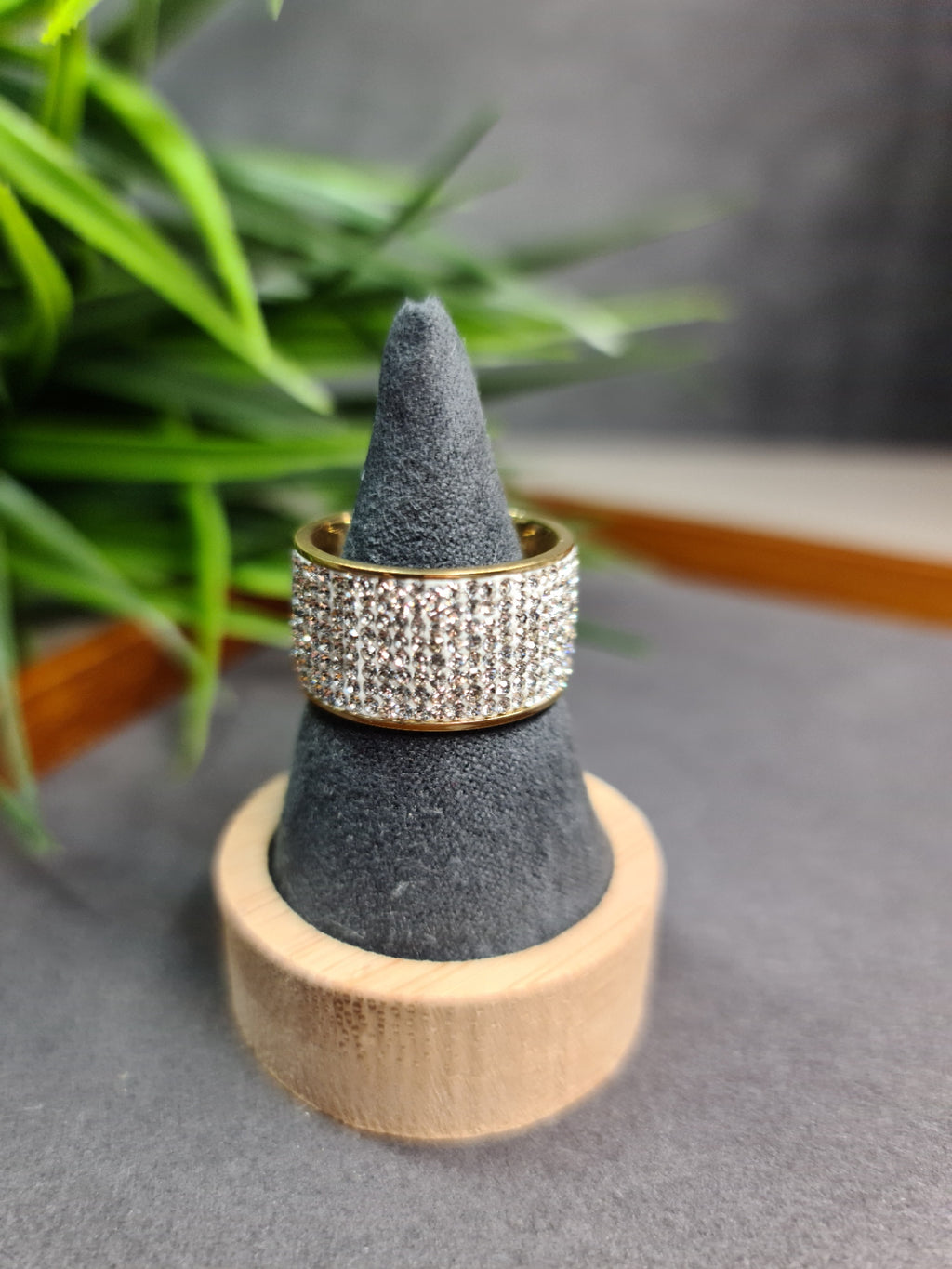 Diamante wedding ring image 0