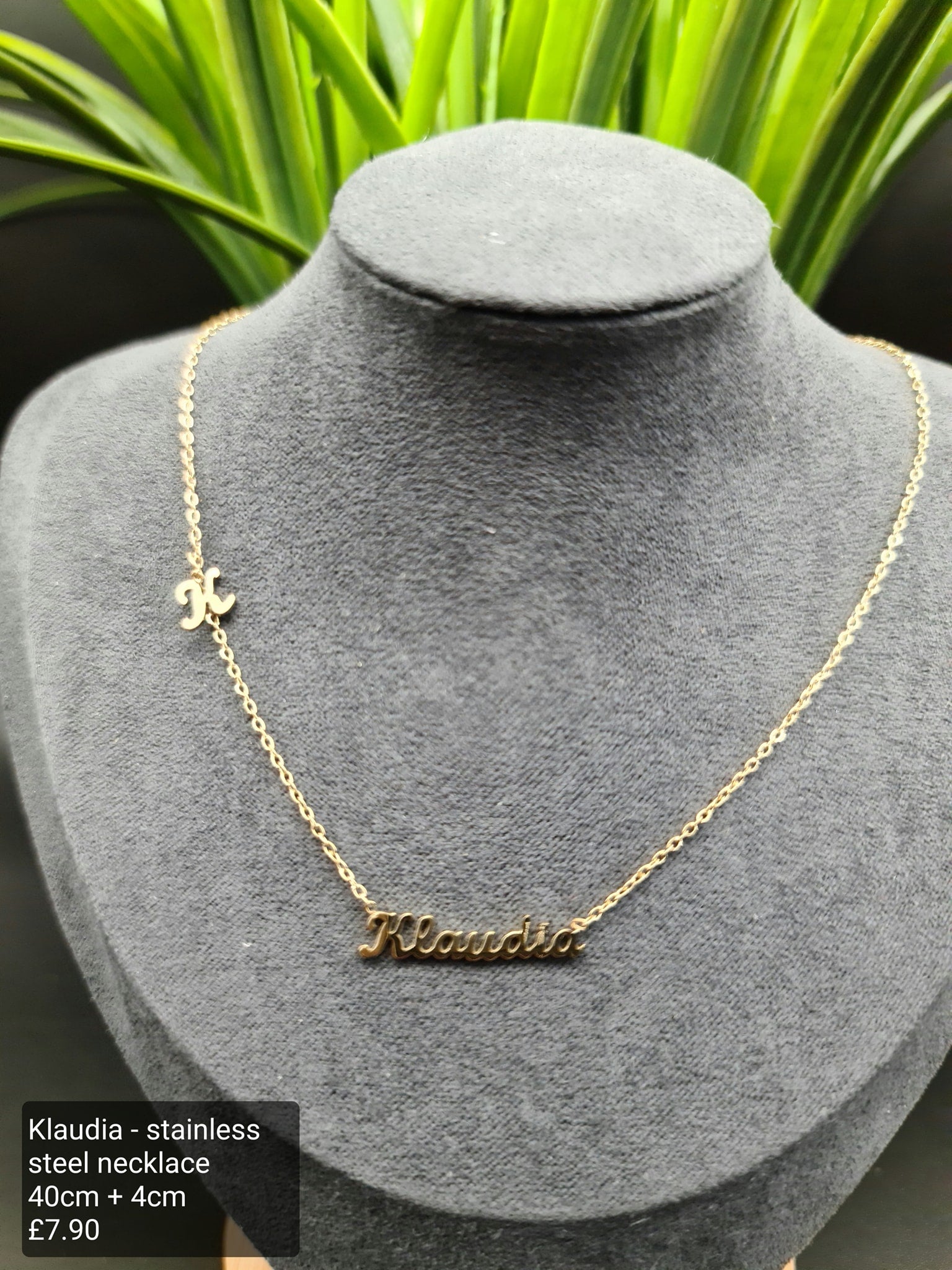 Name necklace - Klaudia image 0