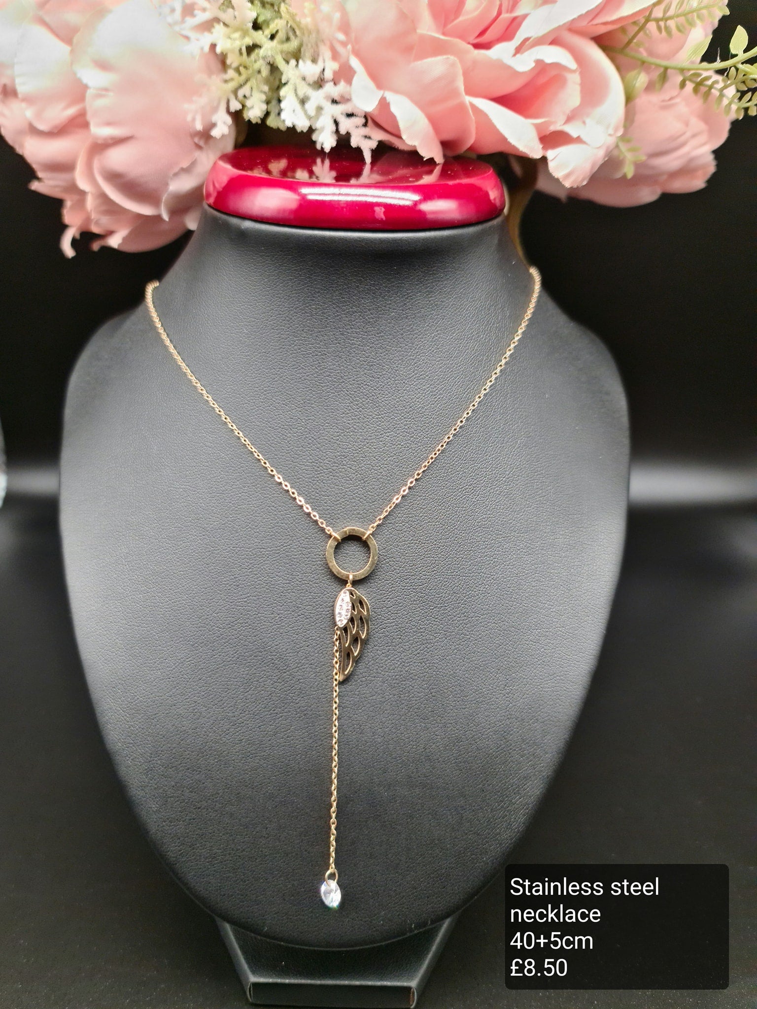 Wing, tie necklace image 0