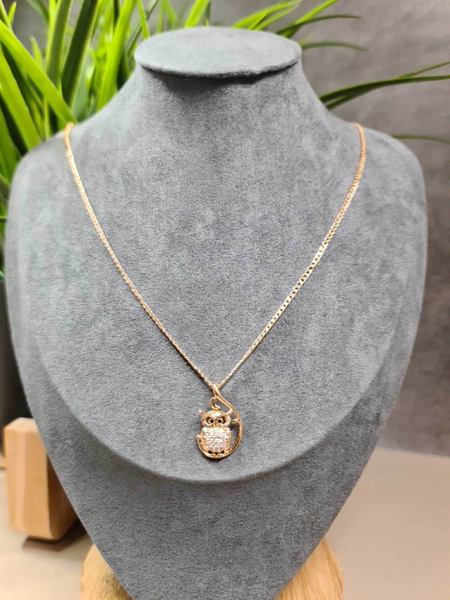 Owl necklace image 1