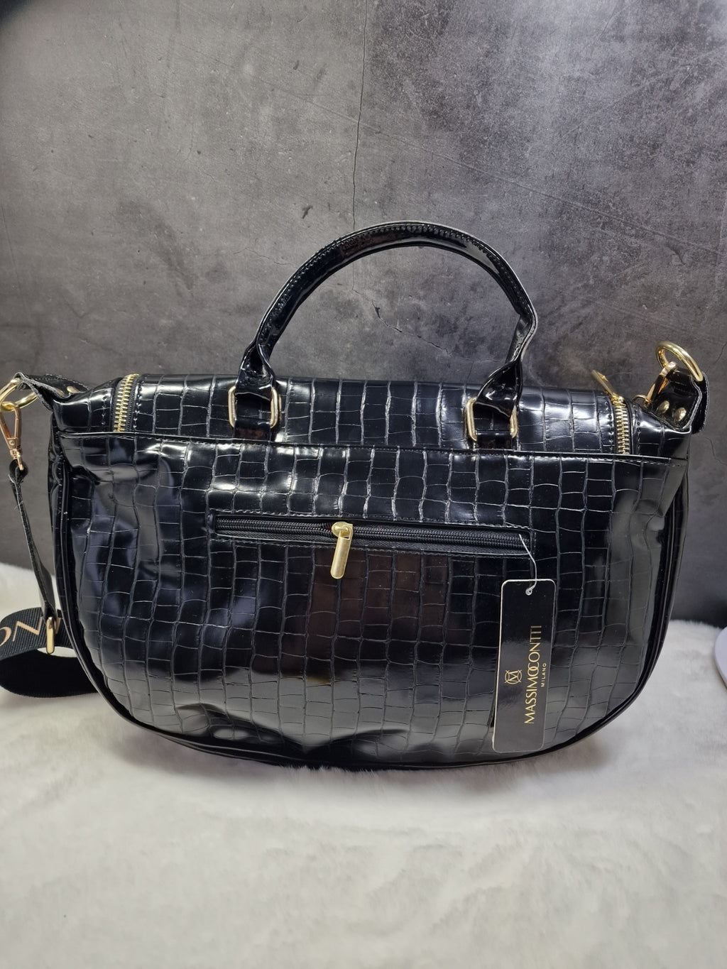 Massimo Contti cross body bag in black image 1