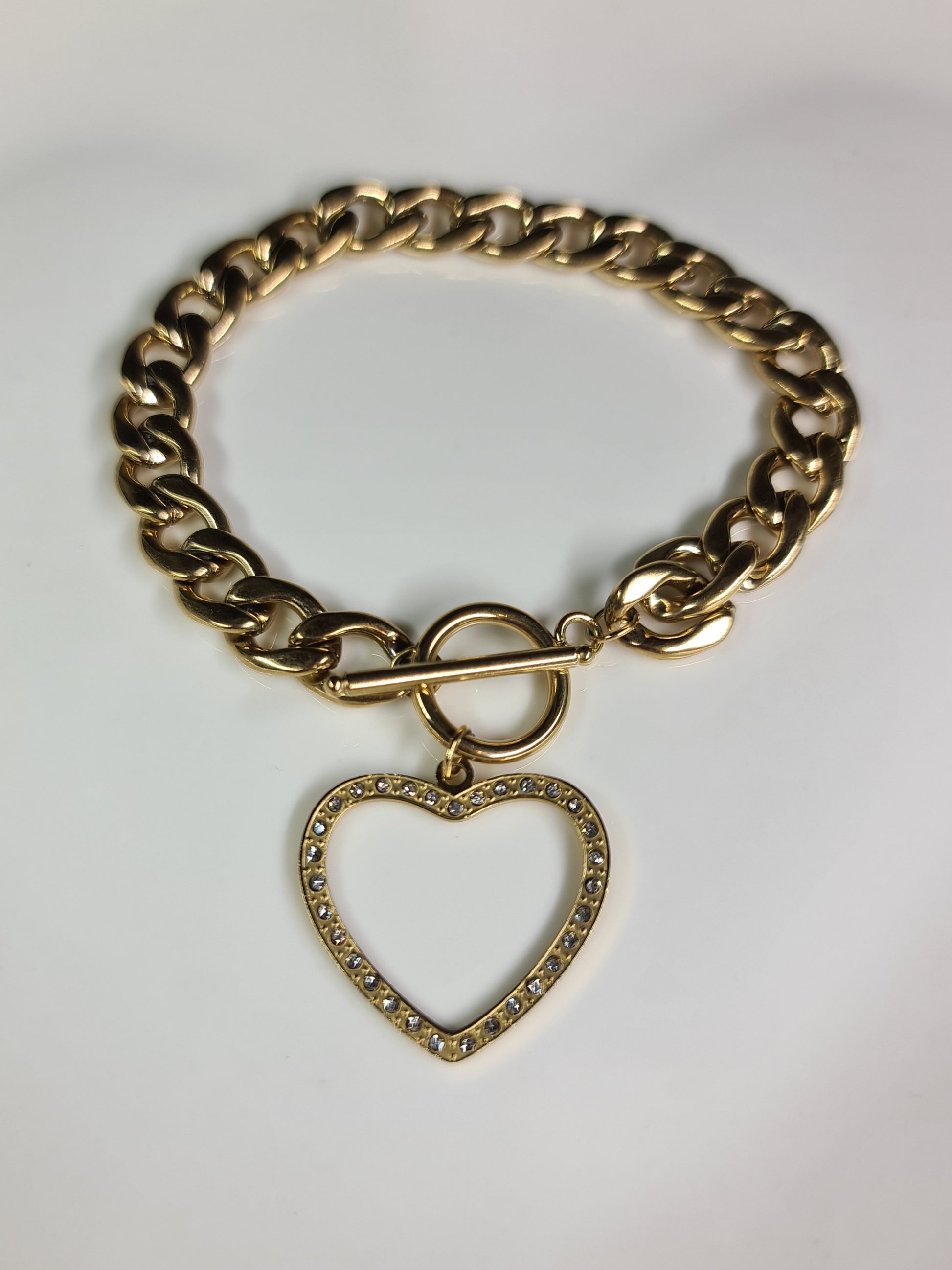 Massive heart bracelet image 0