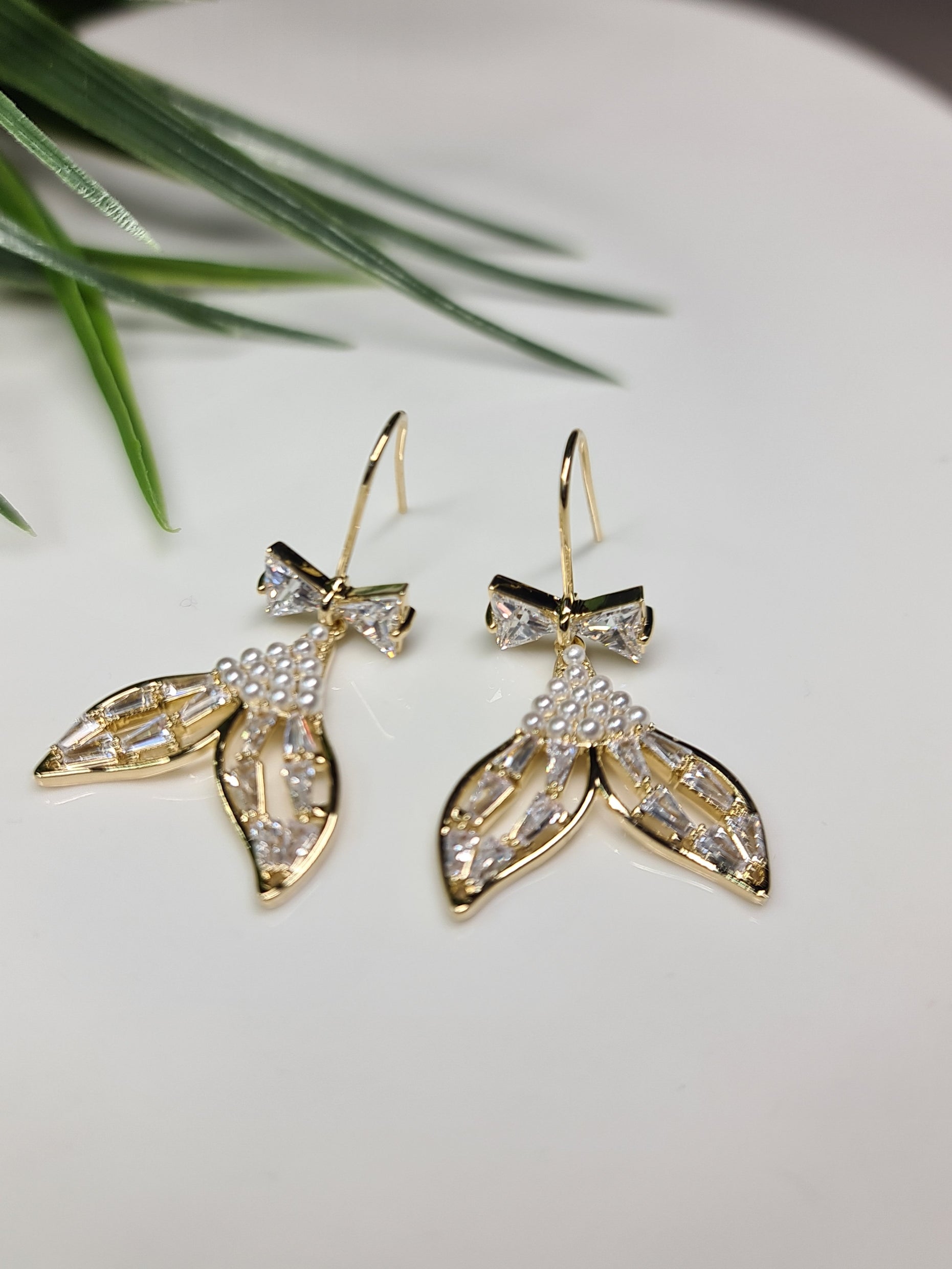 Mermaid tail earrings image 0