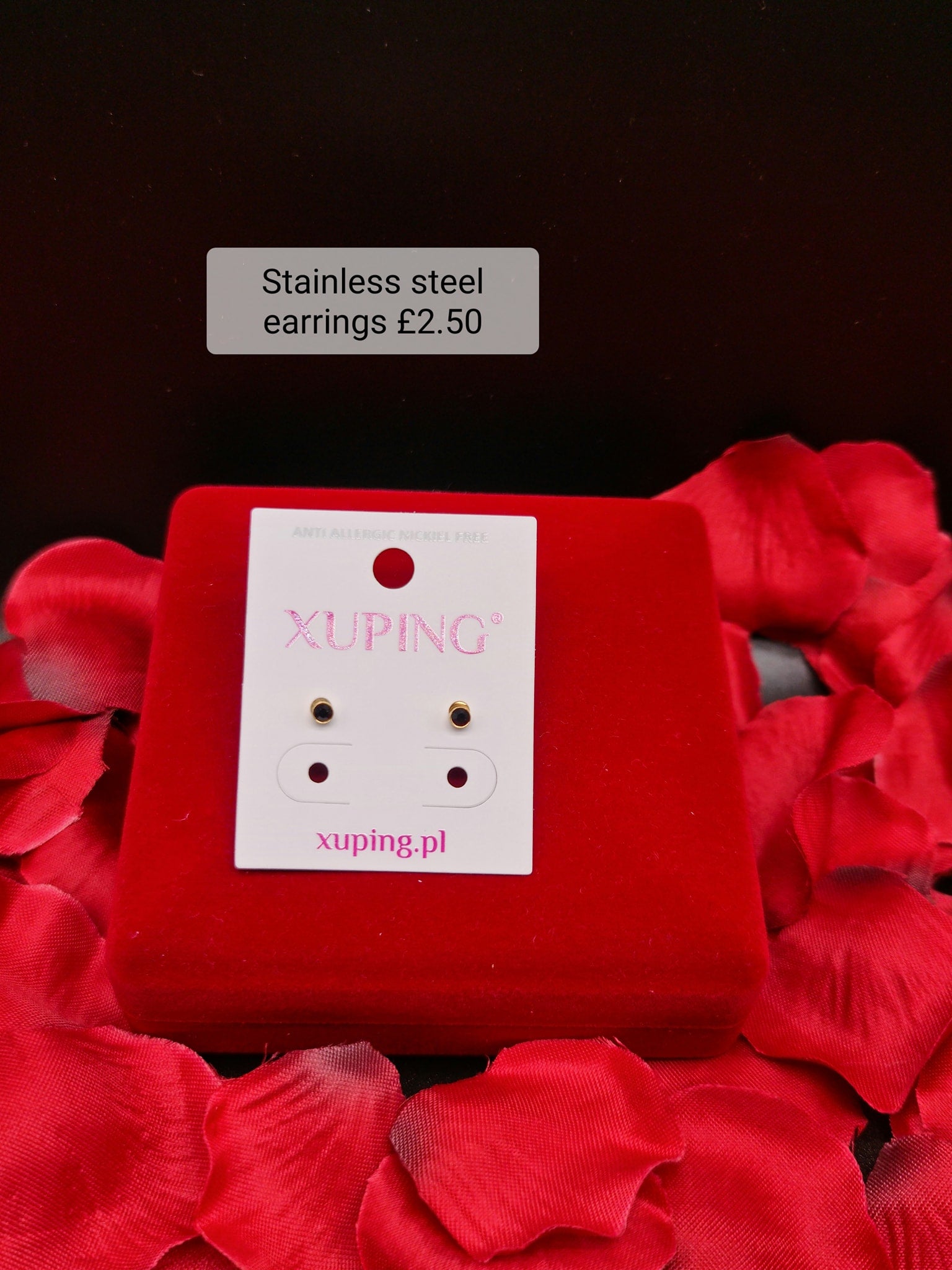 Polished beads earrings image 0