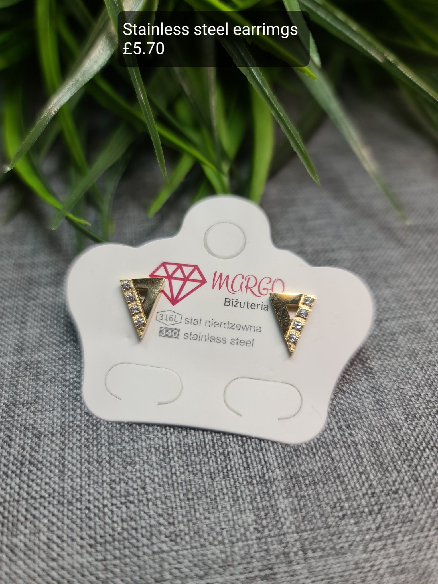 Triangle earrings image 0