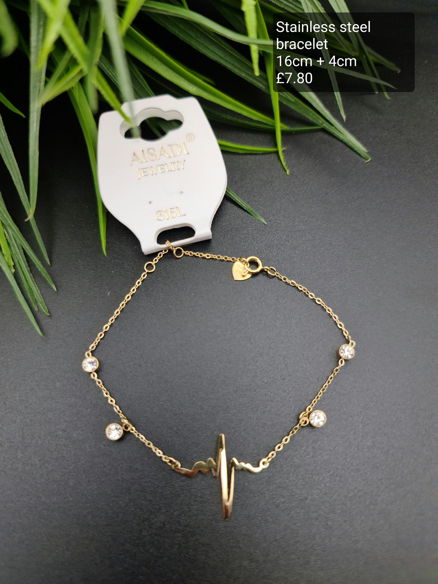 Heart line bracelet image 0