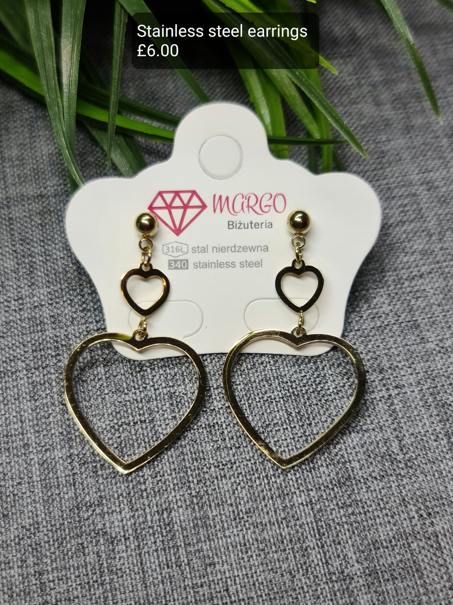 Heart earrings image 0
