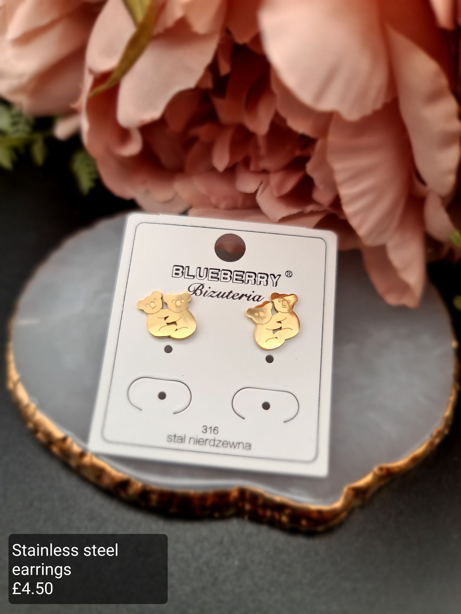 Koala earrings image 0