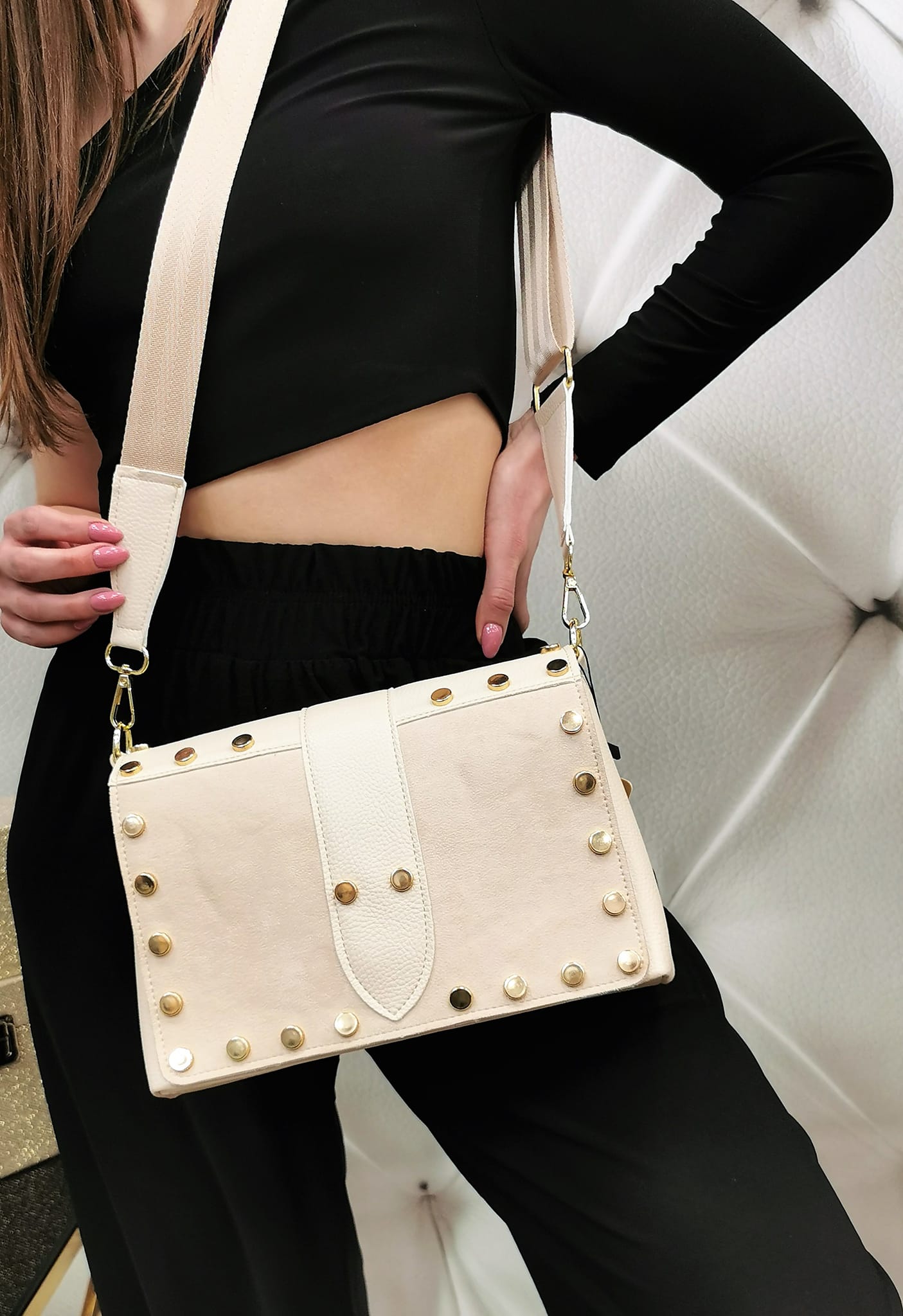 Vittoria Lucca beige handbag image 0