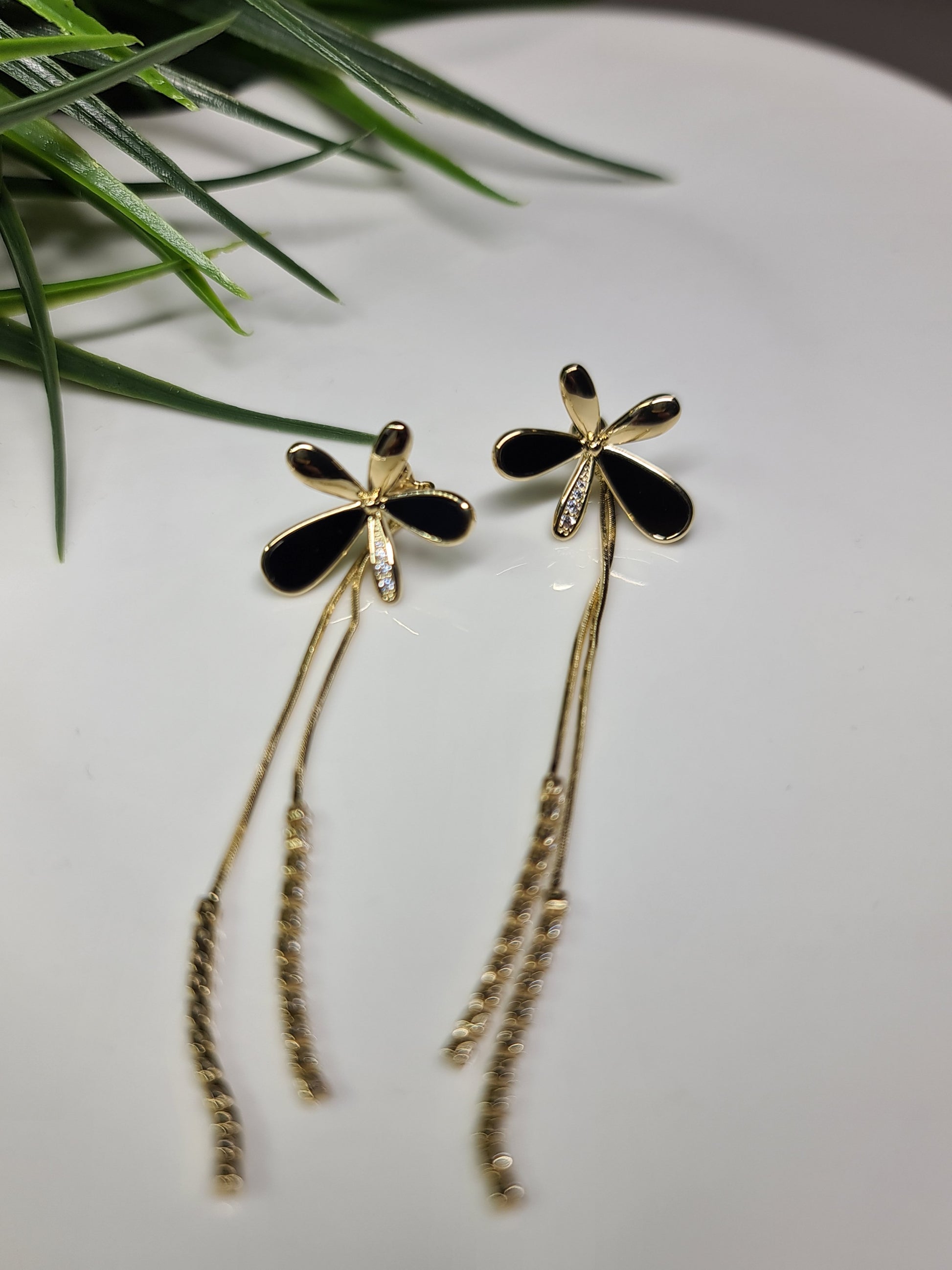 Flower, drop earrings image 0