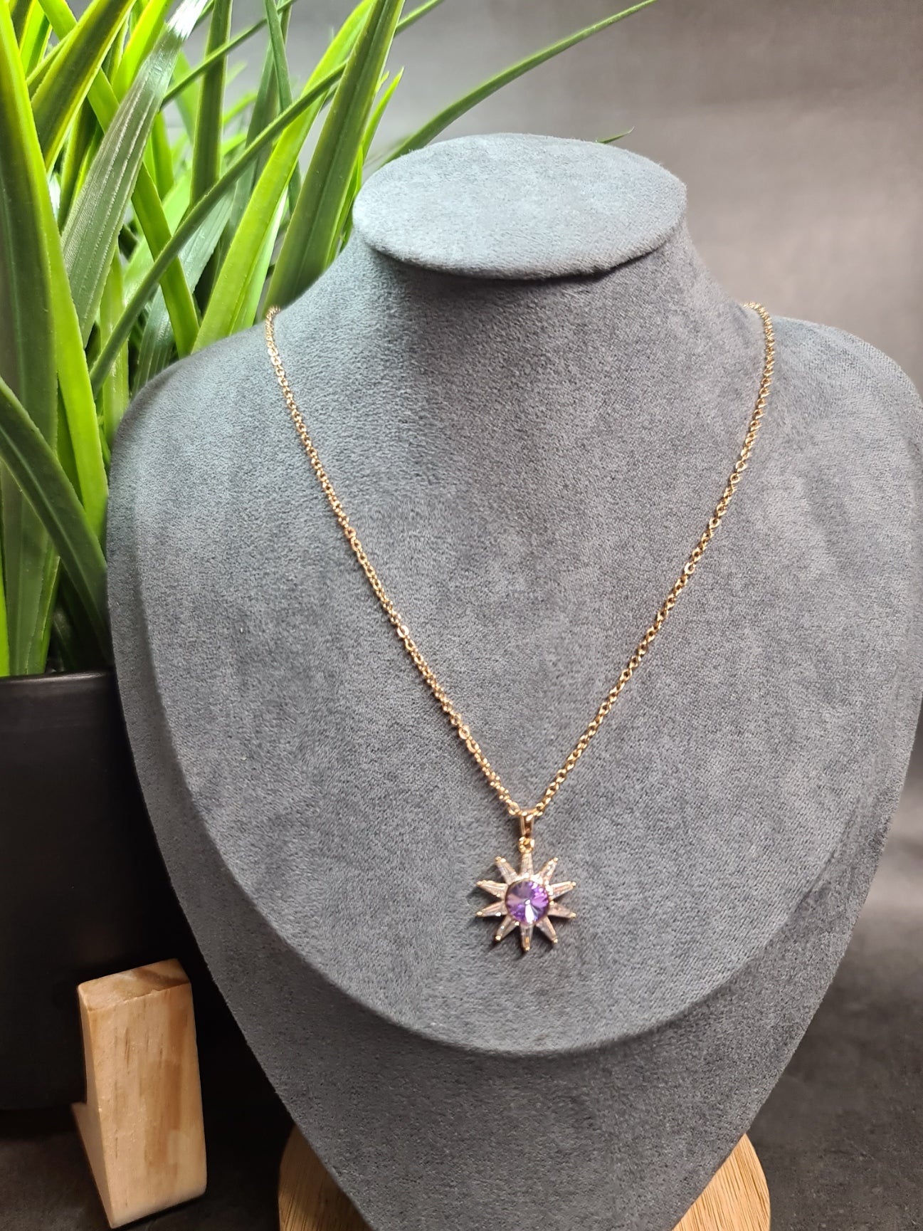 Sun Swarovski Crystal necklace image 0