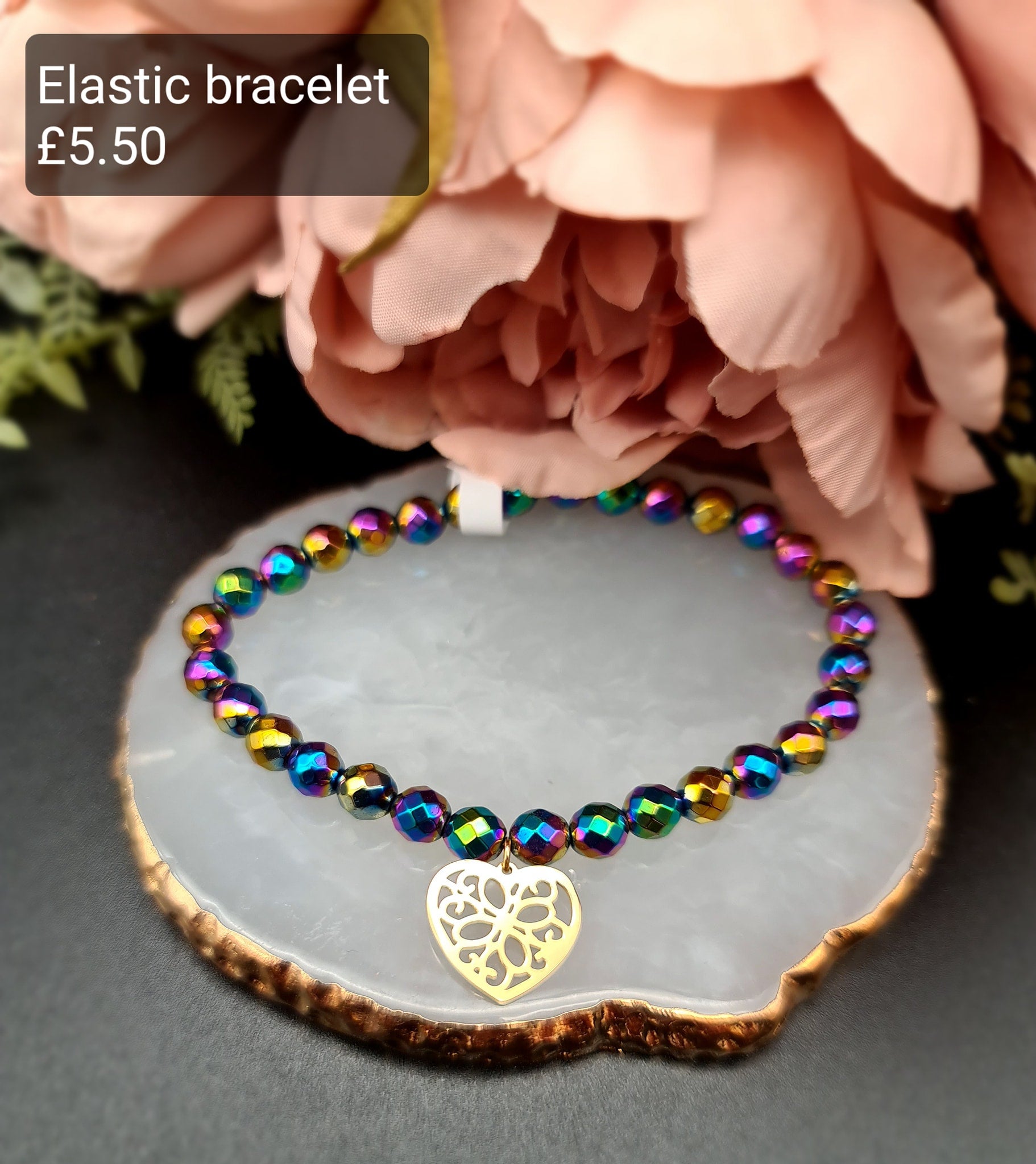 Heart, elastic bracelet image 0