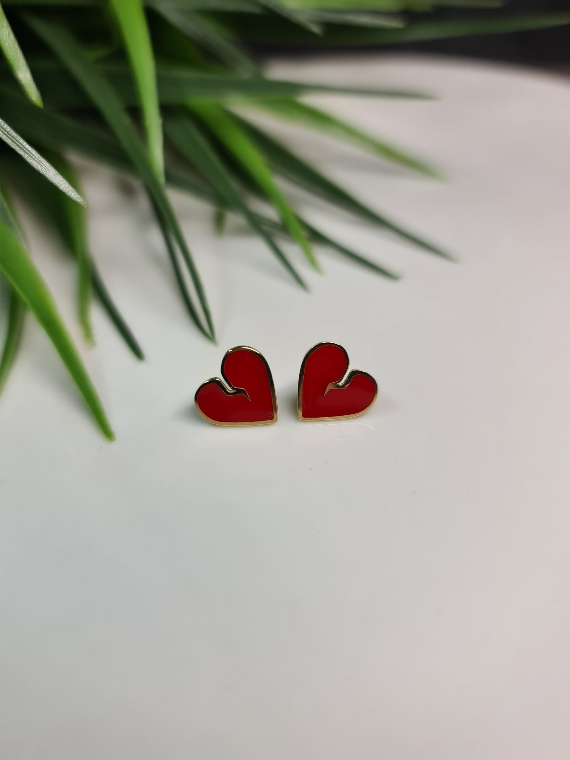 Broken heart earrings image 0