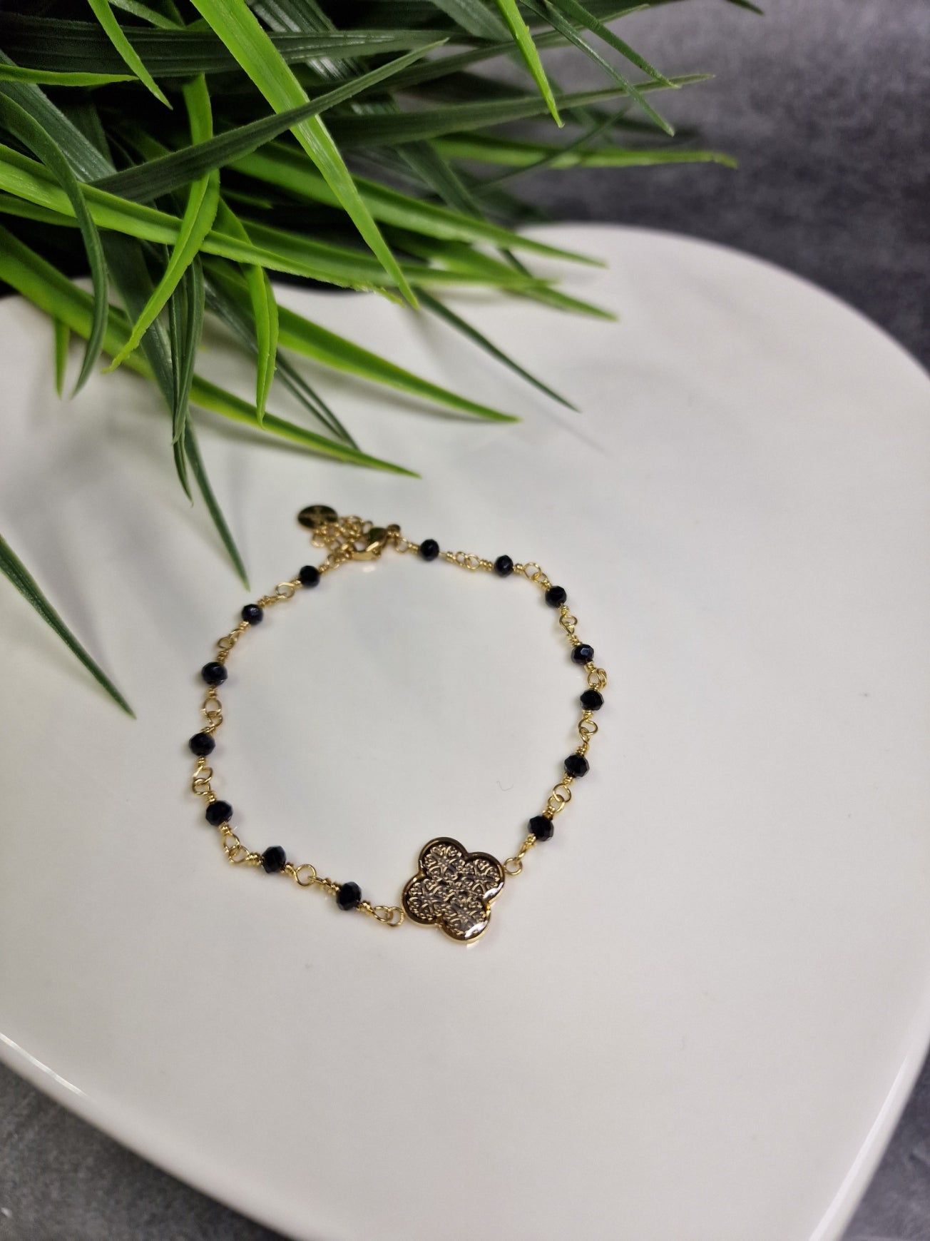 Flower, beads bracelet image 0