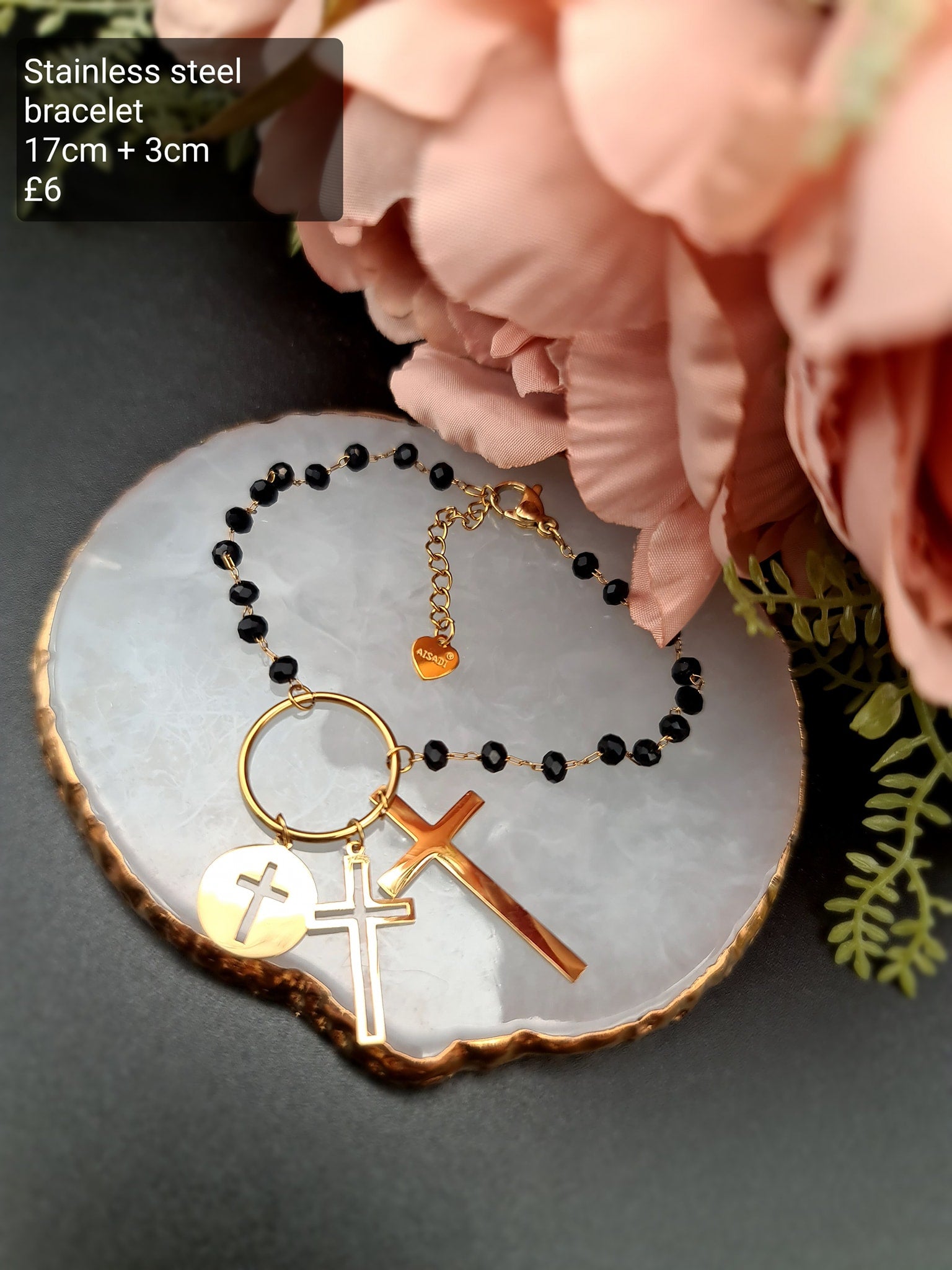 Triple cross bracelet image 0