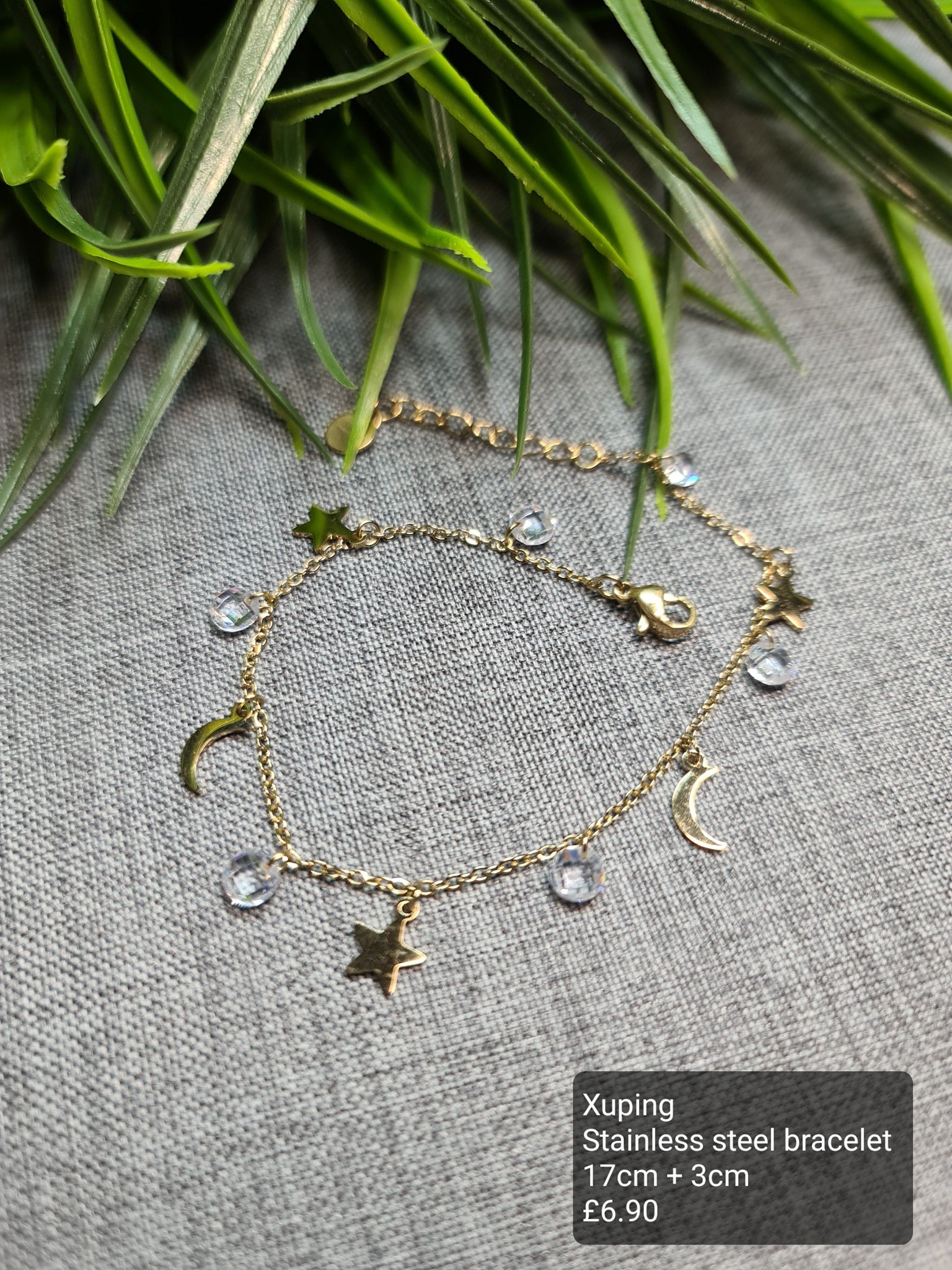 Moon, star bracelet image 0