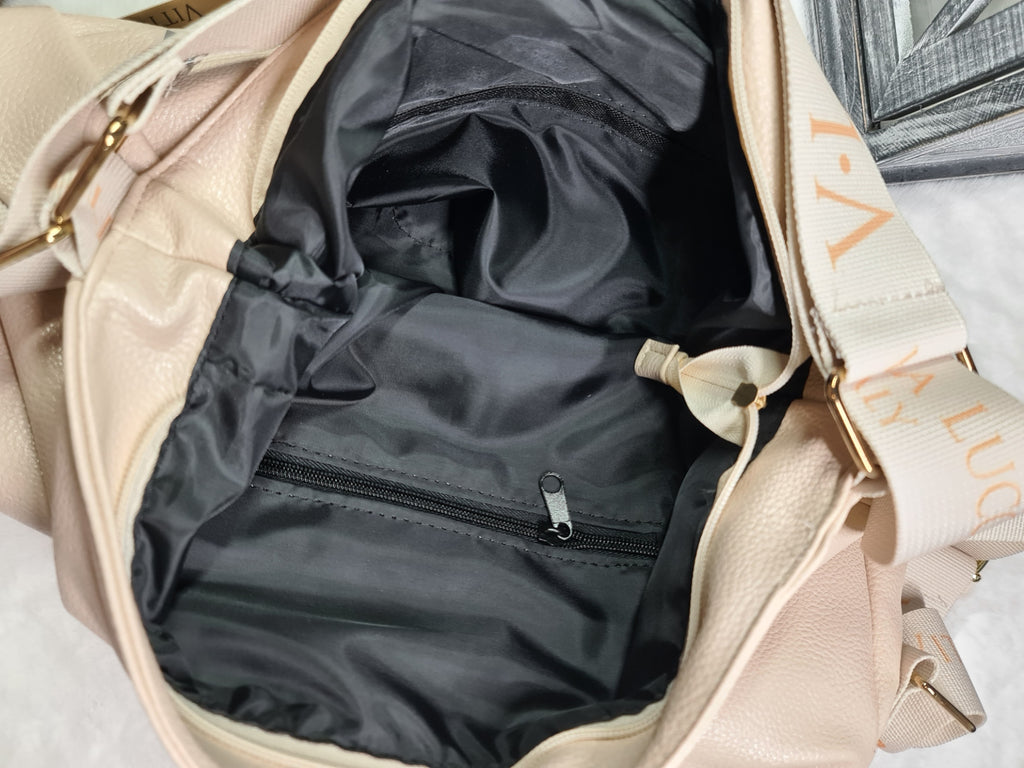 Vittoria Lucca beige handbag image 2