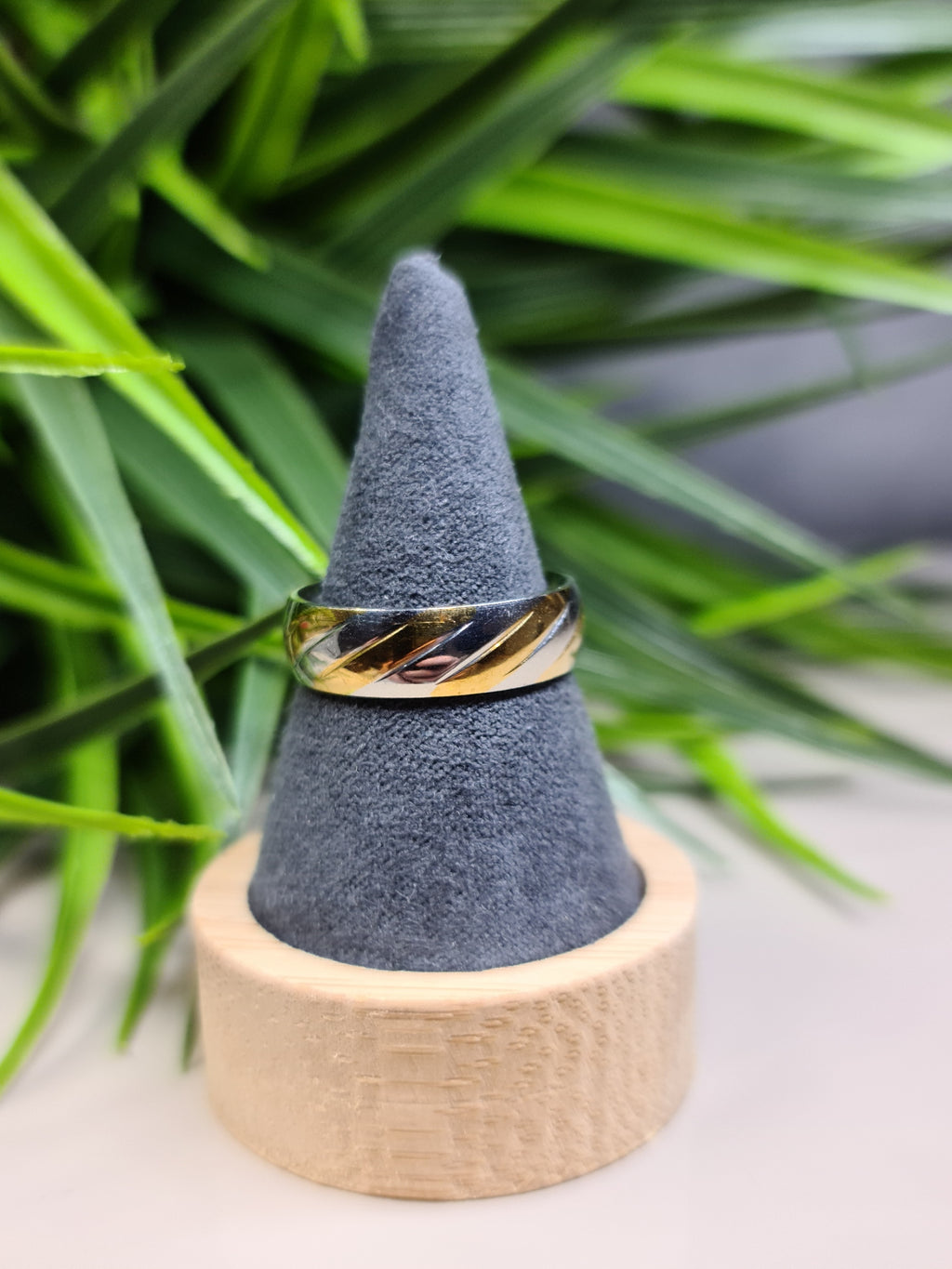 Gold, silver ring image 1