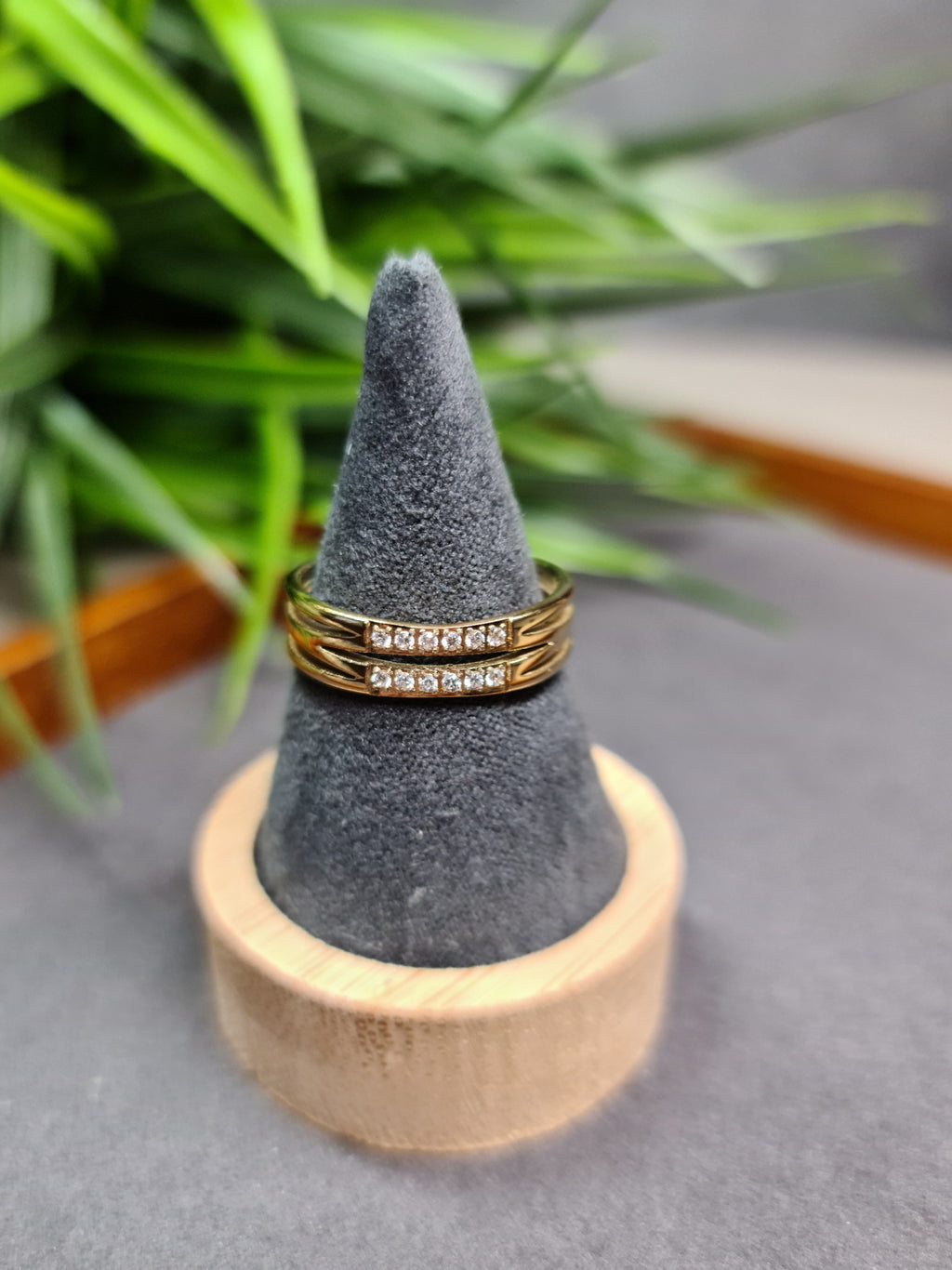 Diamante wedding ring image 0