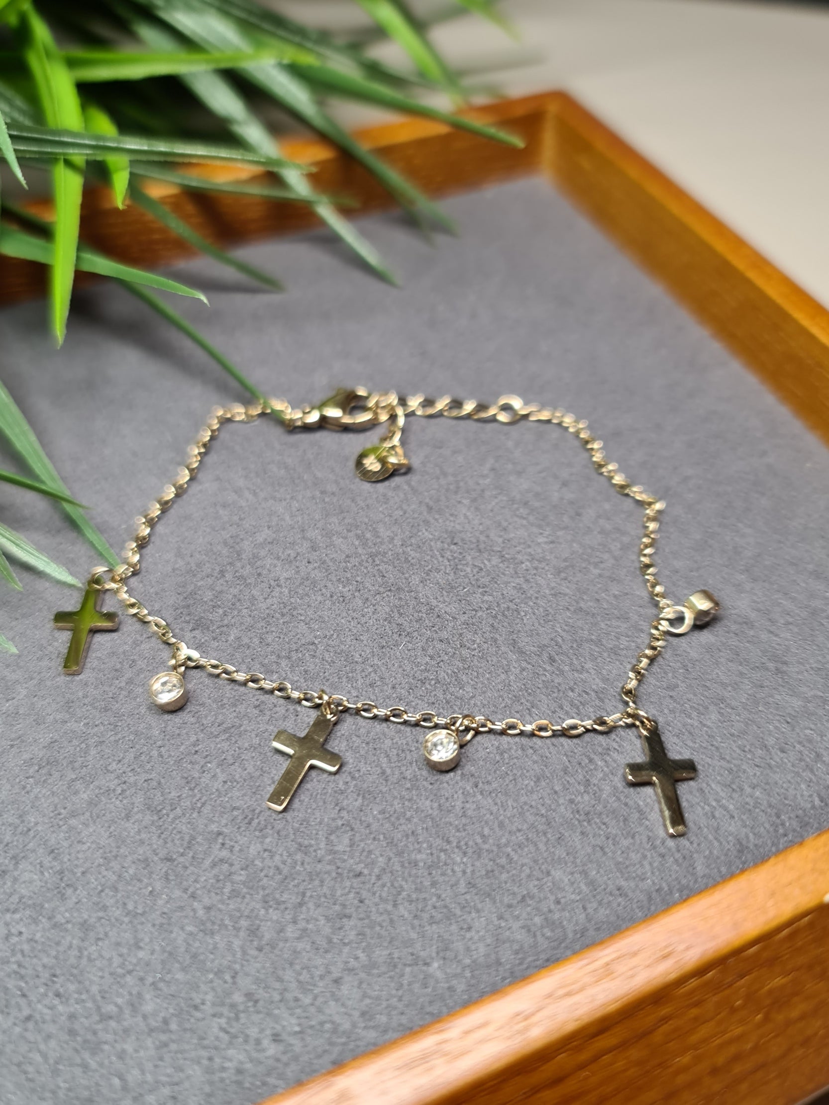 Triple cross bracelet image 0