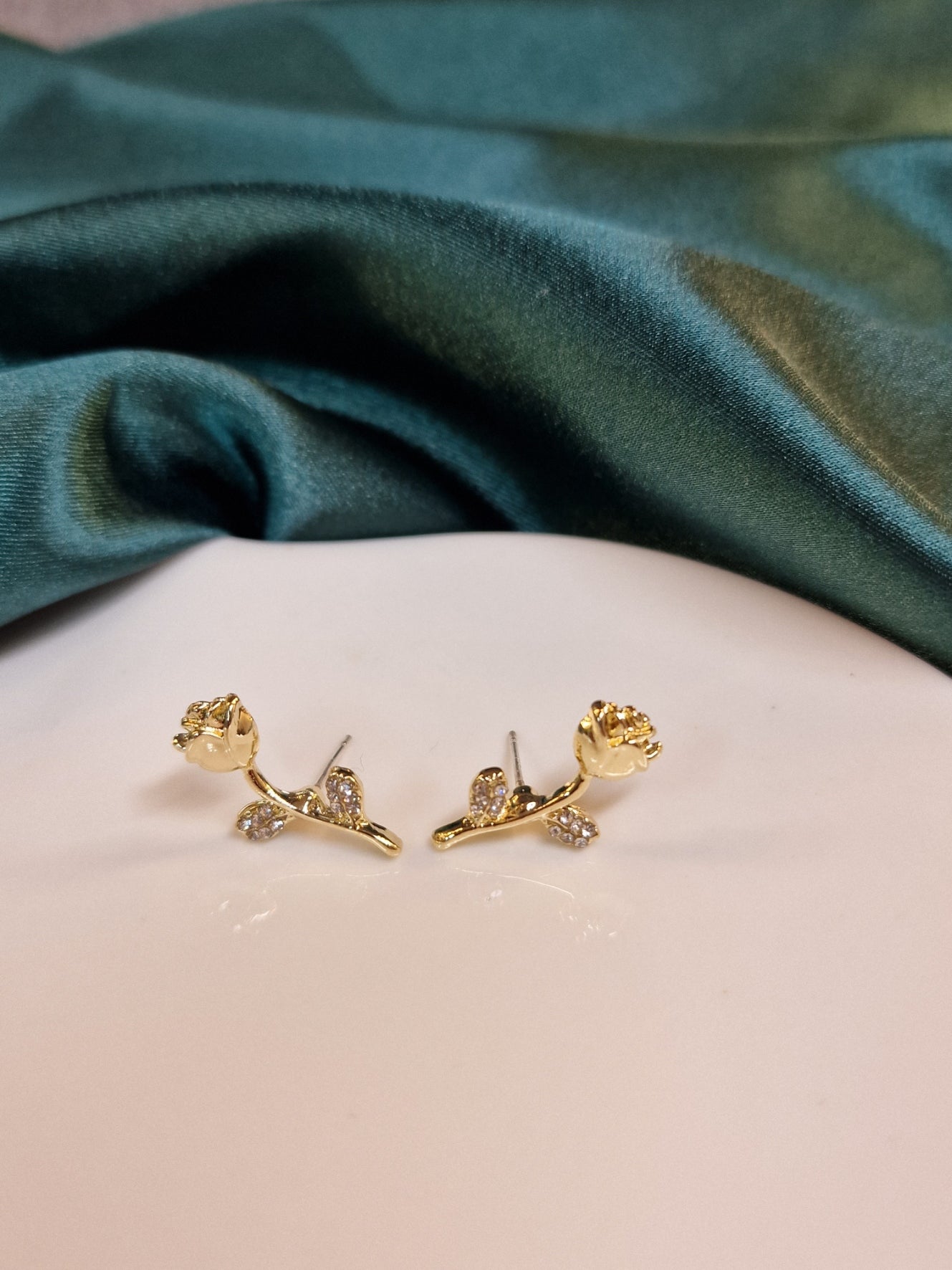 Elegant, rose earrings image 0