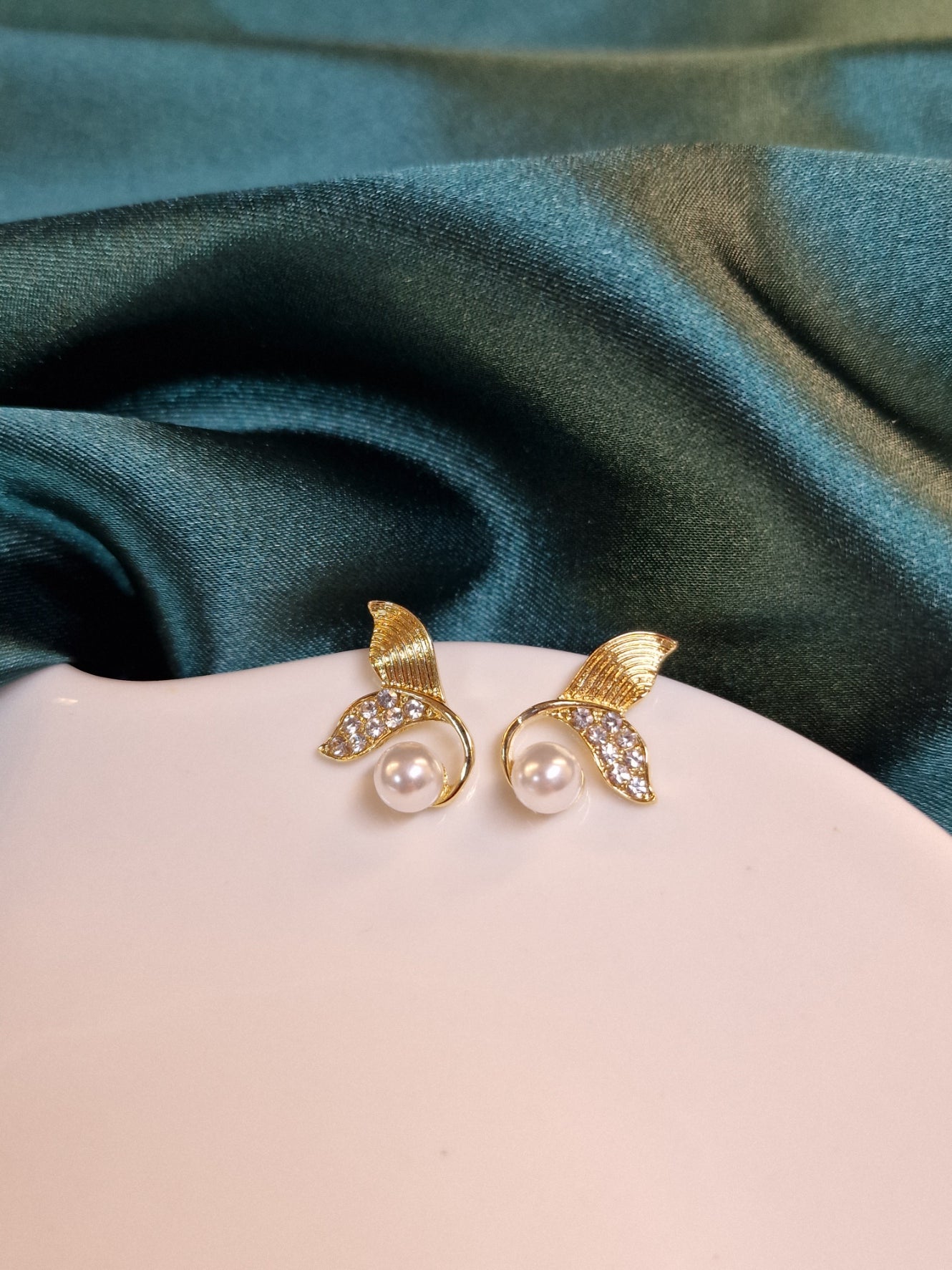 Mermaid tail earrings image 0