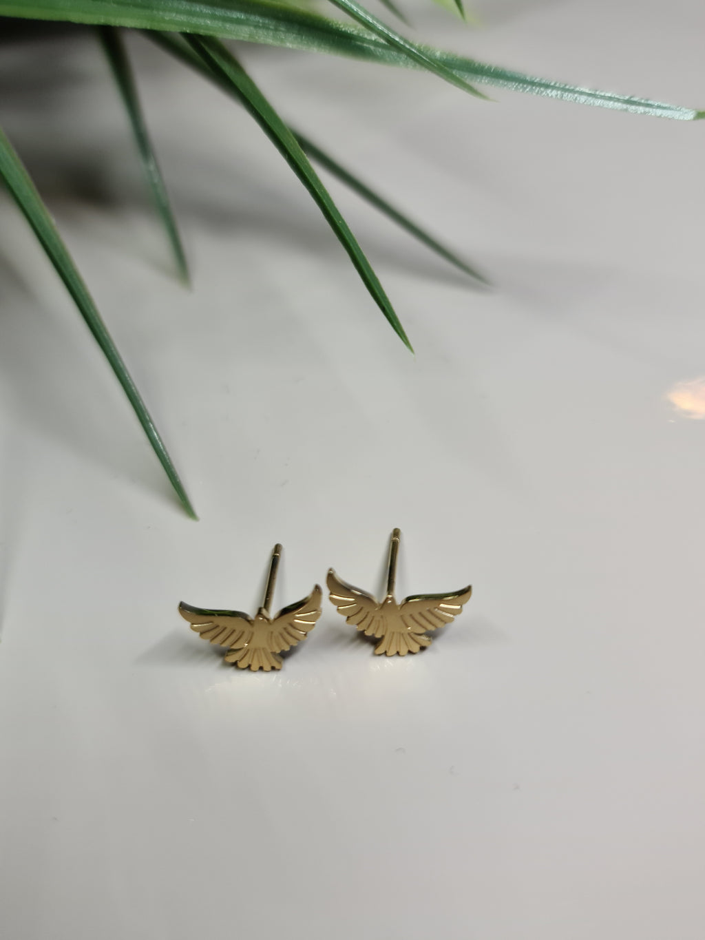 Christmas collection, dove earrings image 1