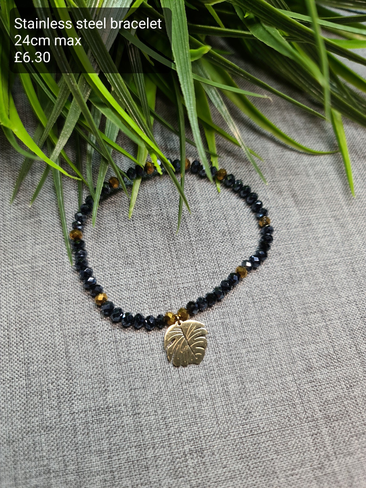 Leaf, elastic bracelet image 0