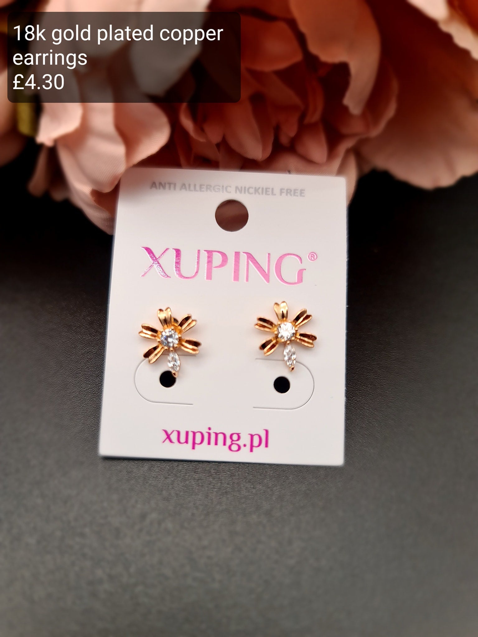 Flower earrings image 0