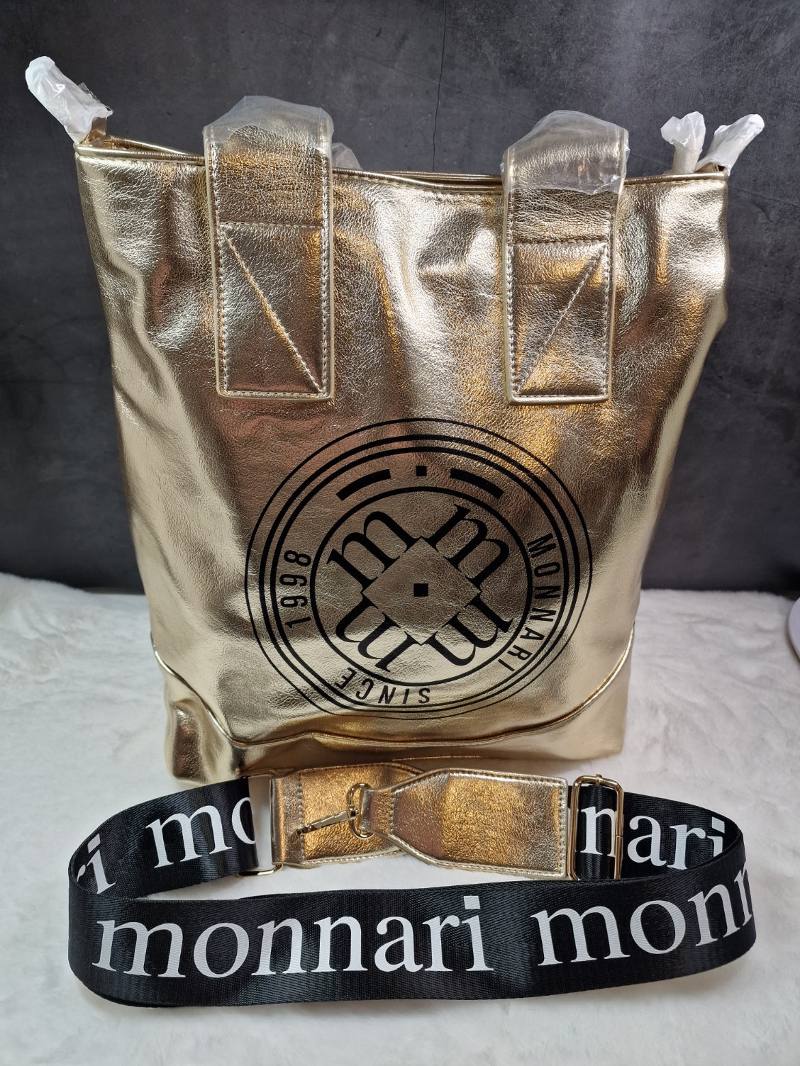 Monnari gold handbag image 1
