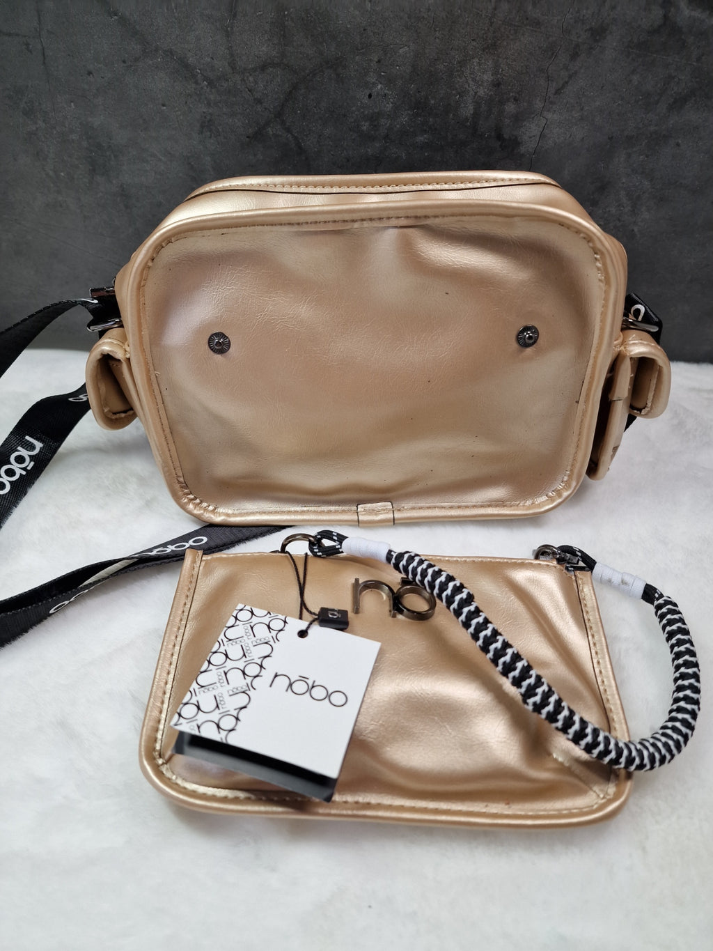 Nobo - small, gold  shoulder bag image 1