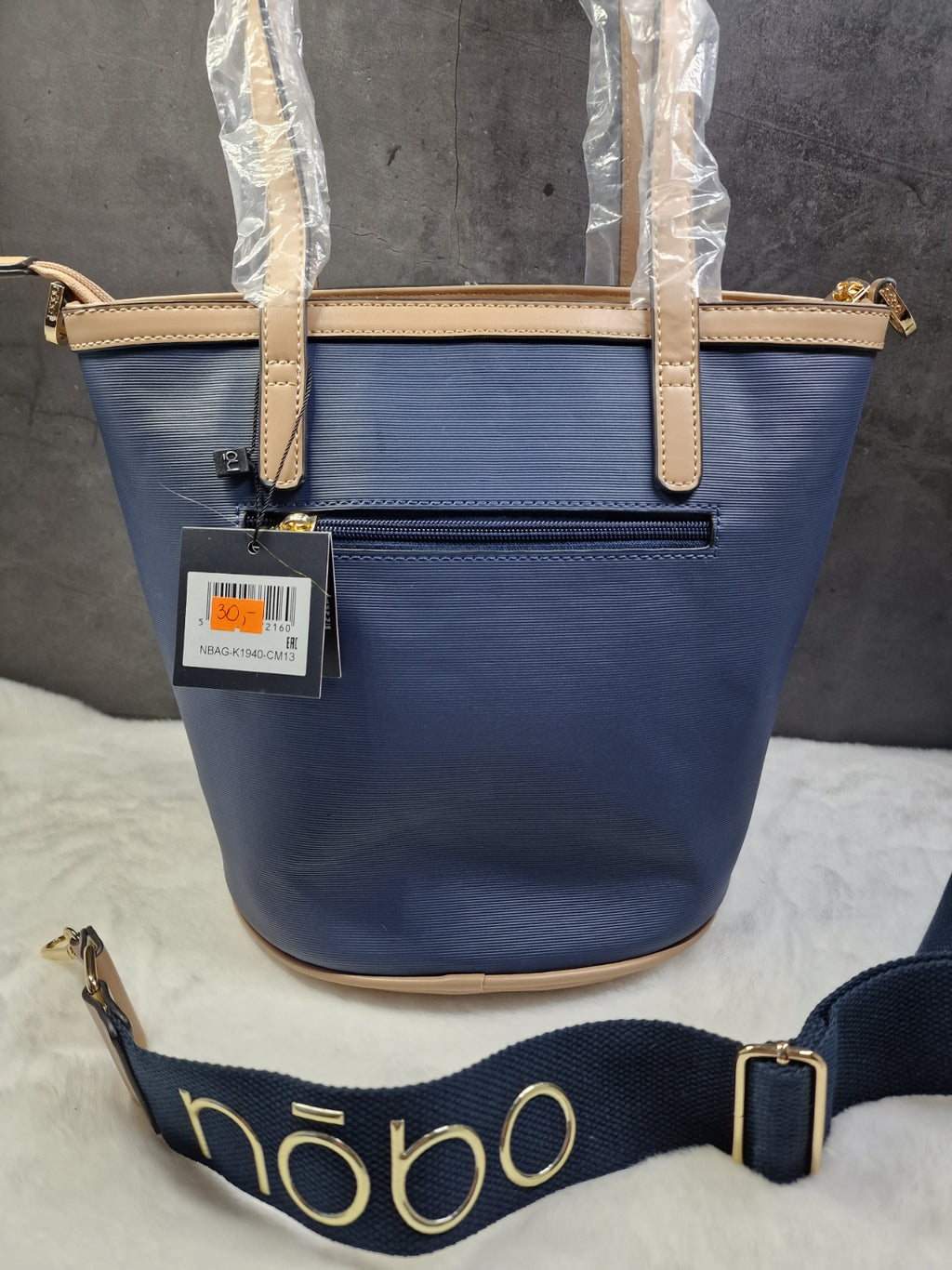 Nobo handbag in navy image 1