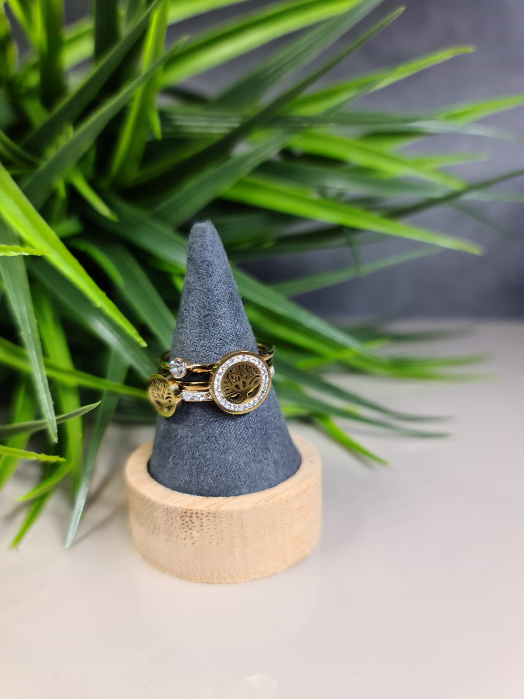 Tree of life - triple ring image 1