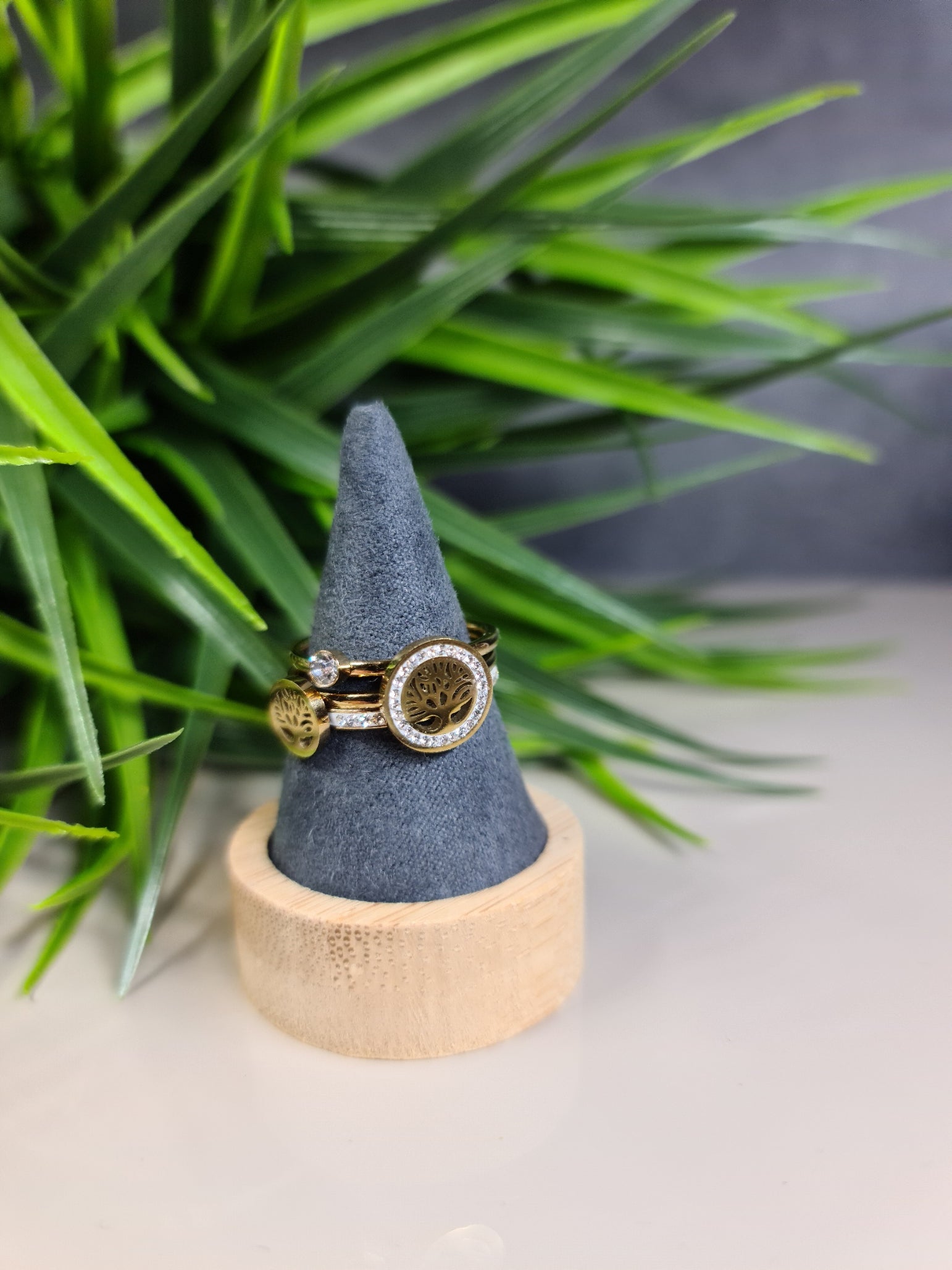 Tree of life - triple ring image 1