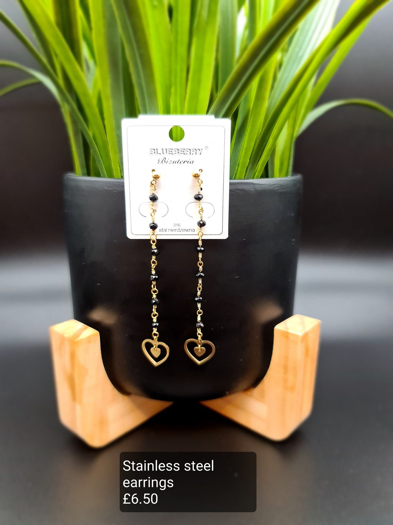 Heart, drop earrings image 0